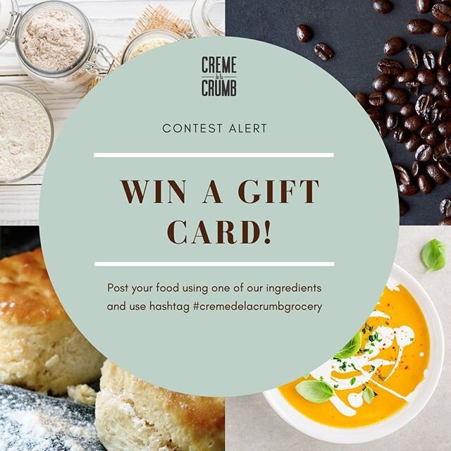 CONTEST ALERT!!! Enter for a chance to win a $50 gift card good towards any purchase on our online grocery site as well as in store at our Clark Drive location.

All you need to do is submit a photo of one of your creations made using one of our ingr