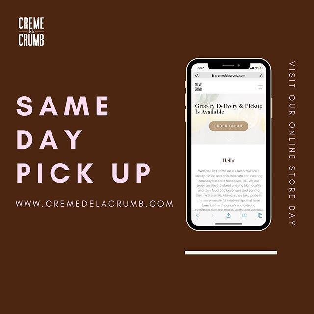 #cremedelacrumbgrocery #vancouvergrocery #onlinegrocery #vancouver #supportlocal #supportlocalbusiness #supportsmallbusiness #smallbusinessbc #vancityeats #igersvancouver #vancitybuzz #vancouverfoodie #vancouverbc #eatvancouver #dishedvancouver #dail