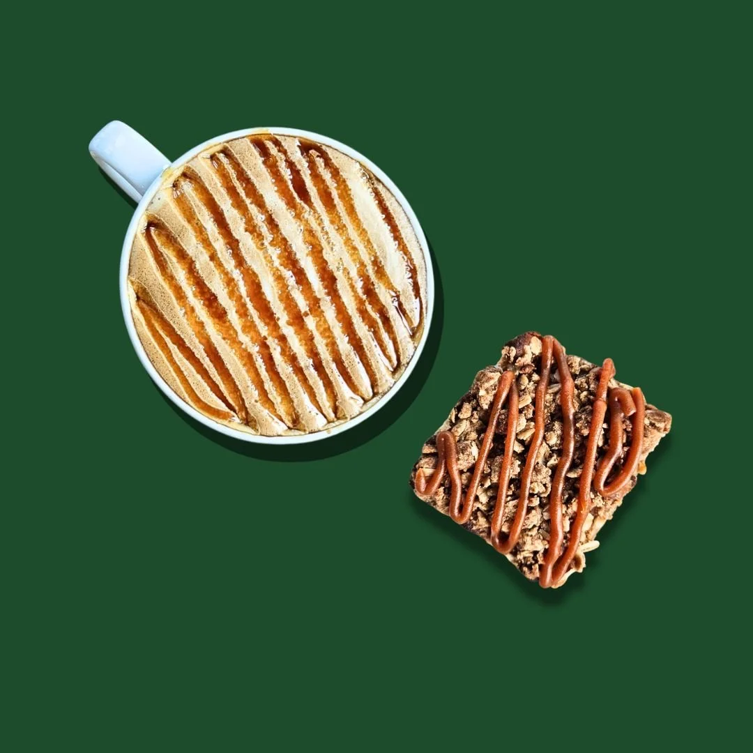 SWEATER WEATHER'S SWEETEST MATCH! 

We&rsquo;ve teamed up with our sister company, @Bluebird Cakery, to bring you the ultimate cozy pairing:

🍏 Salted Caramel Apple Cake &ndash; soft, spiced, and drizzled with scratch-made salted caramel.
☕ Salted C