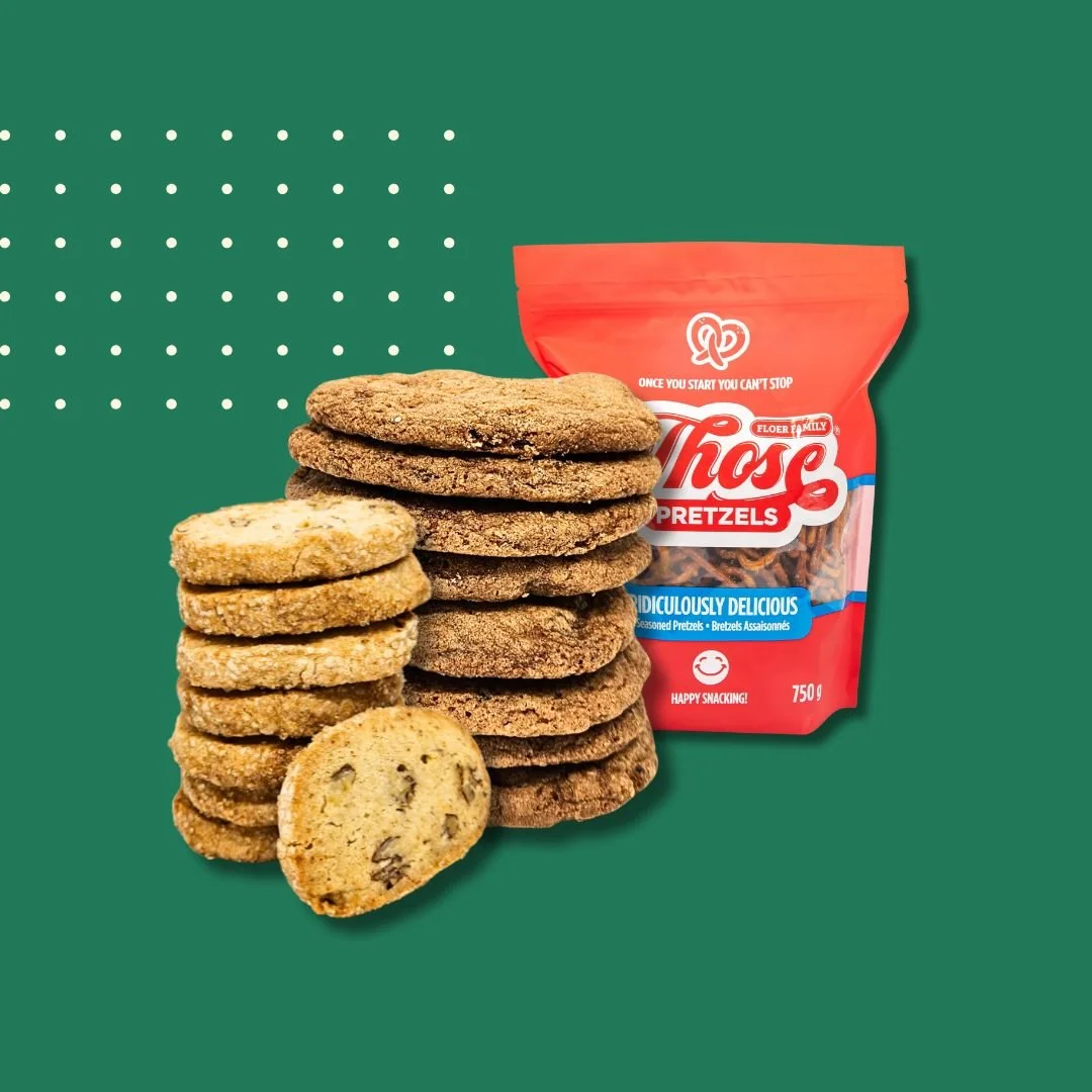 MERRY MOMENTS / Share the sweetness of the season with our limited edition cookies and locally made @thosepretzels ! 🎄

Order deadline: November 28, 2025. Link in bio.