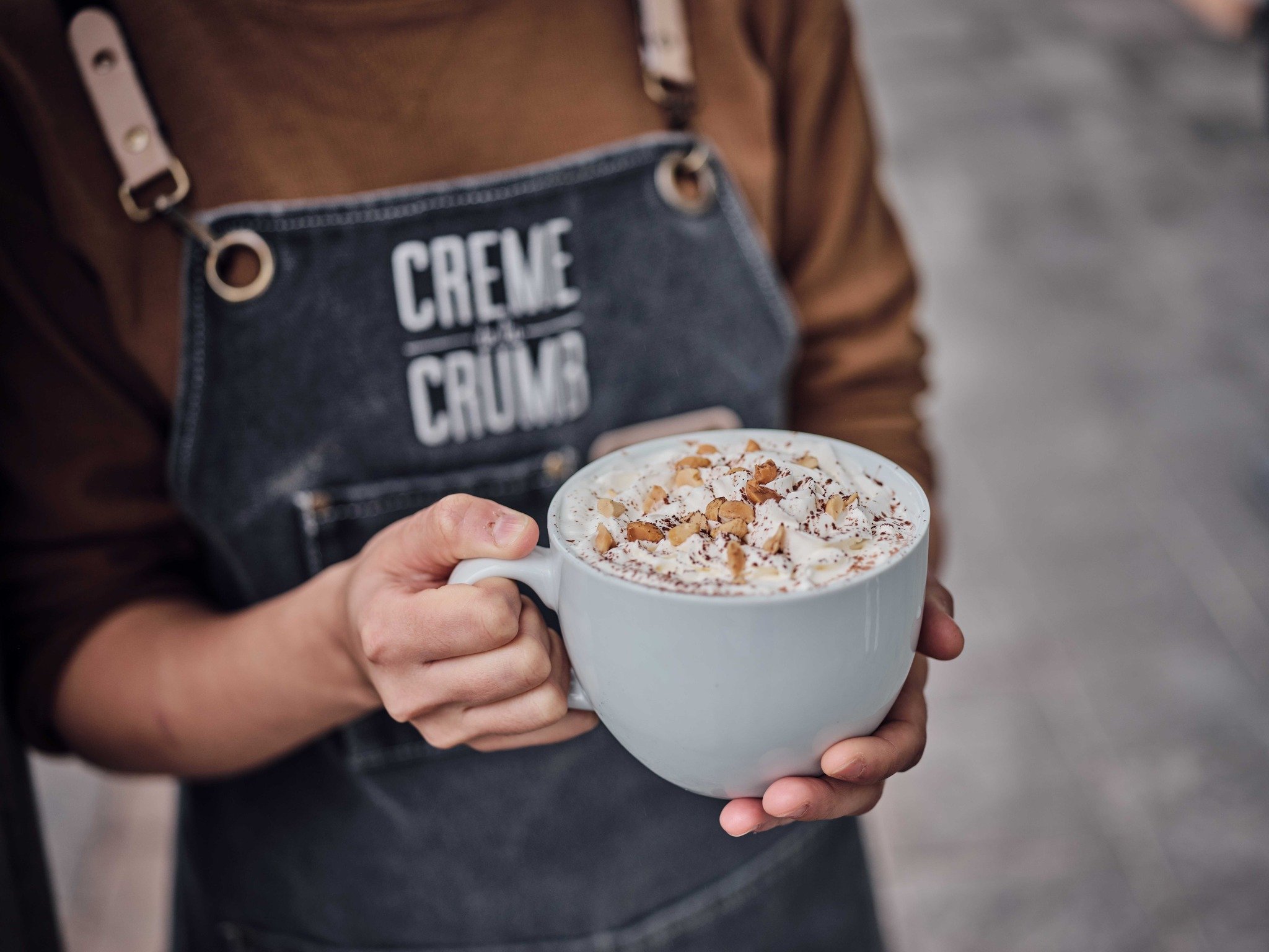 Need a little pick me up? Cozy up with The After School Special Hot Chocolate. Smooth peanut butter, organic strawberry, dark chocolate all work together to bring you the perfect balance of salty and sweet. Topped with real whipped cream, roasted cho