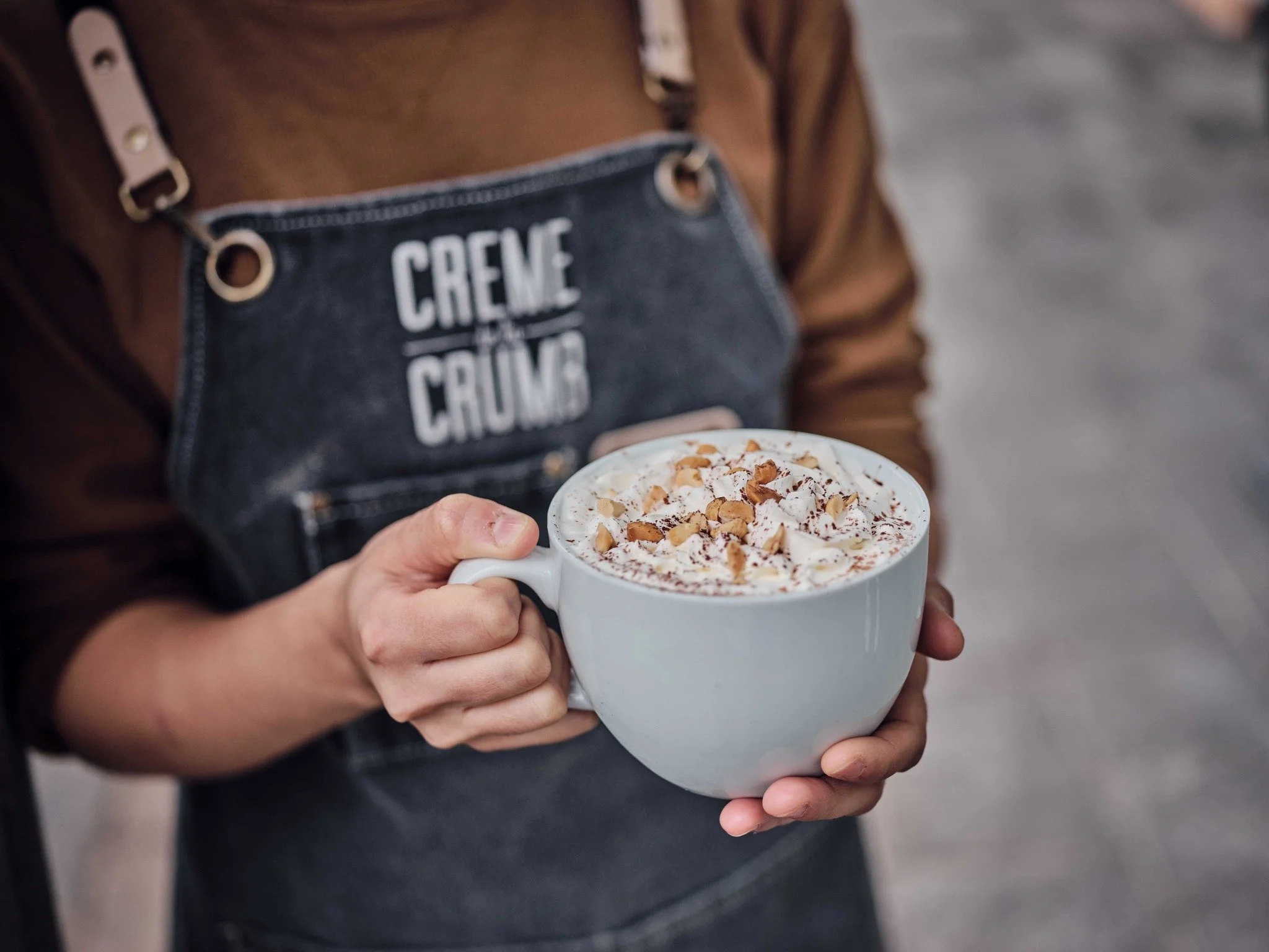 Need a little pick me up? Cozy up with The After School Special Hot Chocolate. Smooth peanut butter, organic strawberry, dark chocolate all work together to bring you the perfect balance of salty and sweet. Topped with real whipped cream, roasted cho