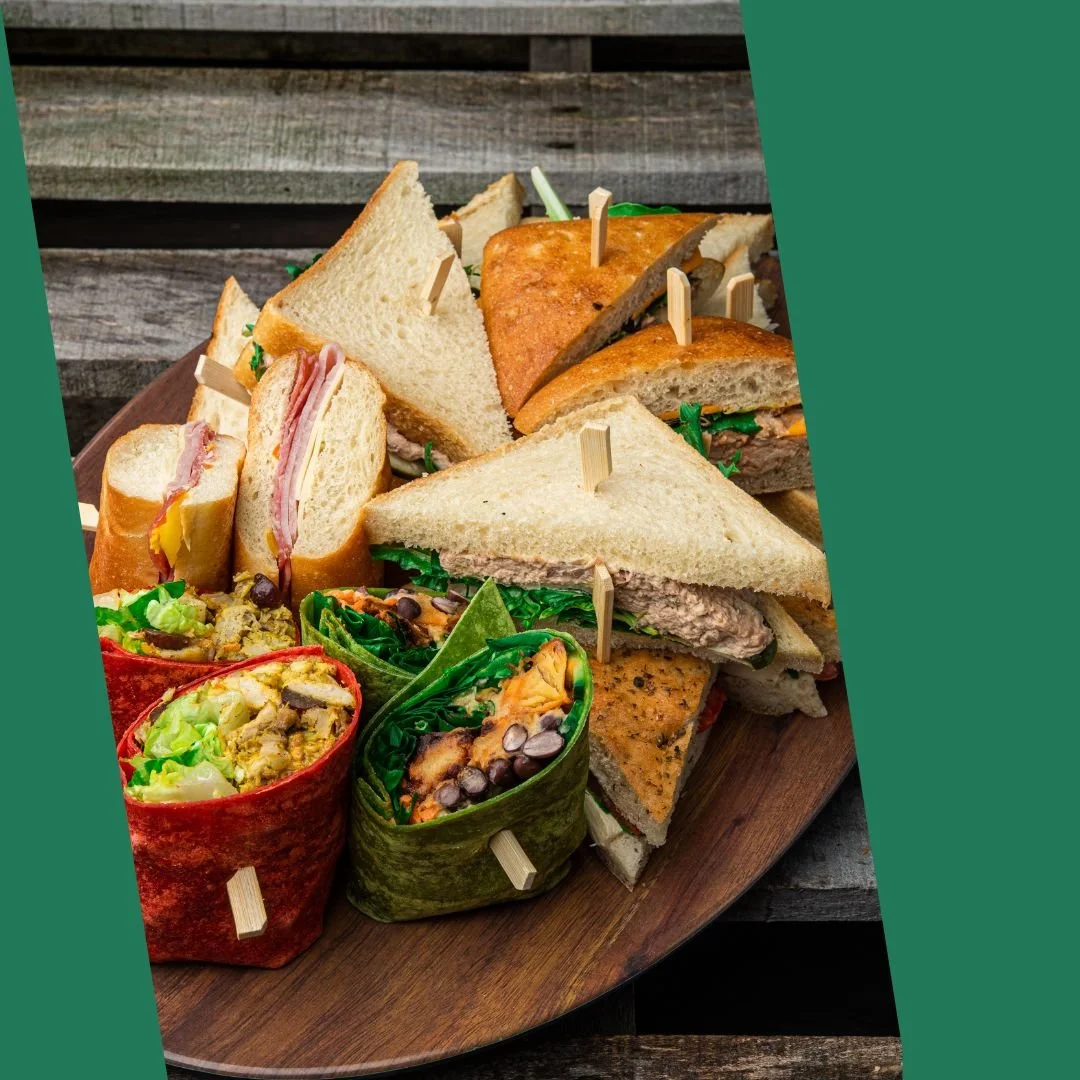 From fresh fruit and charcuterie platters to decadent desserts and gourmet sandwiches, we bring unforgettable flavors to every table. ✨ Inquire about our catering menus. 

📍 Broadway Tech Centre / Granville Square
🚚 Serving the Greater Vancouver Ar
