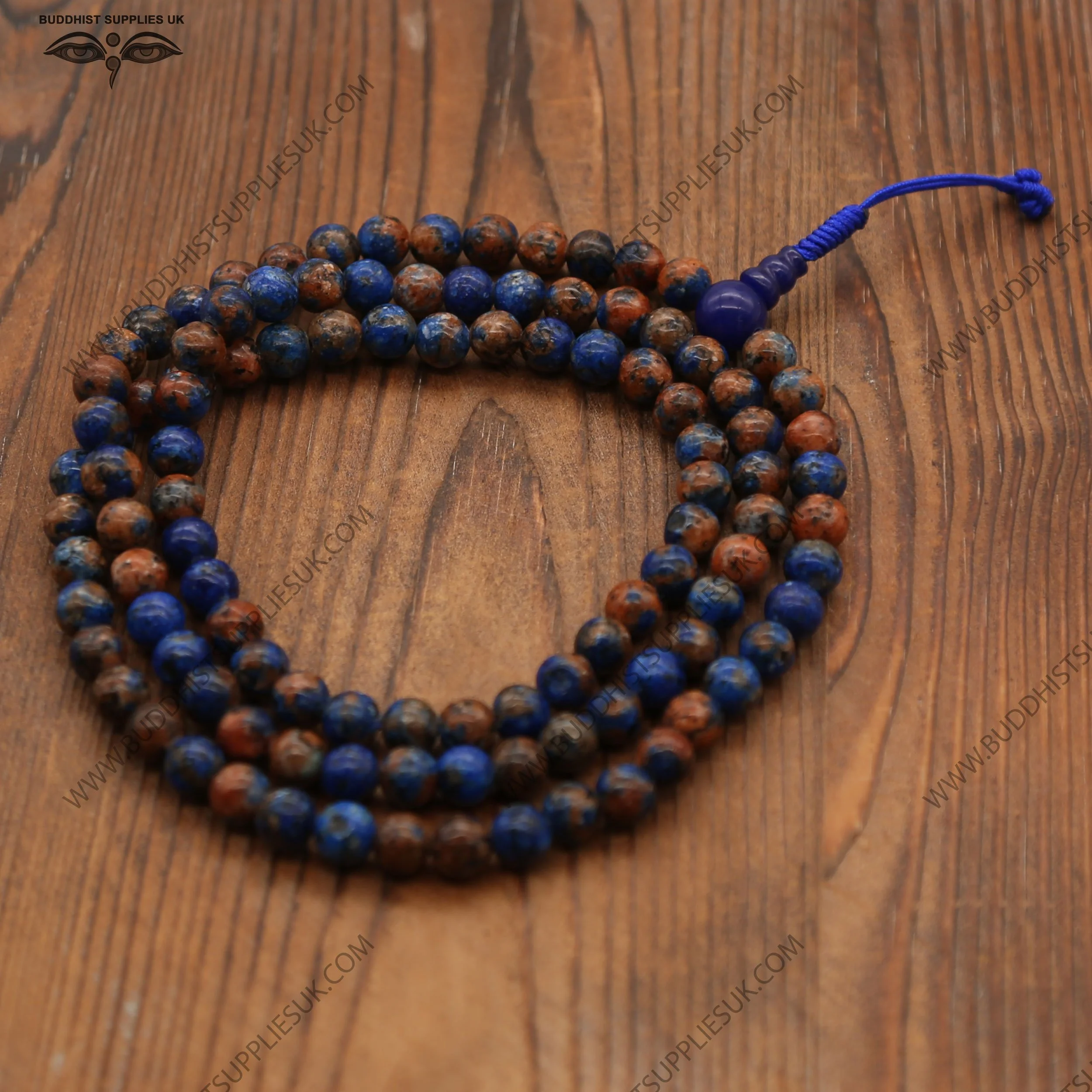 jasper feldspar agate chalcedony mala crystal azurite