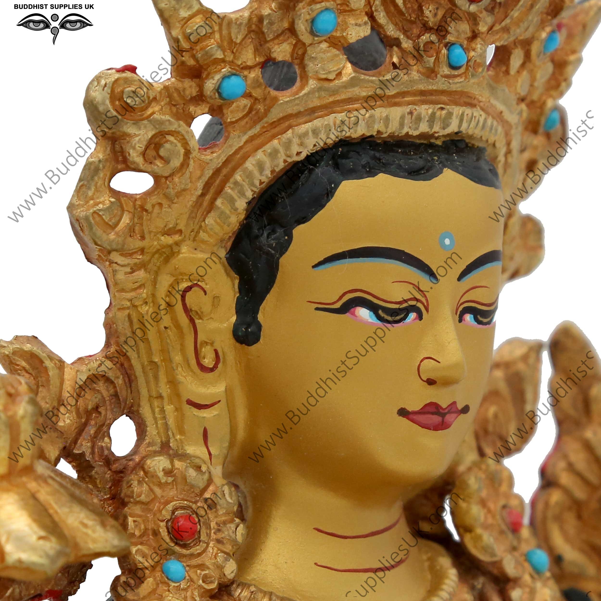 Green-Tara-fully-gold-plated-simple-carving-profile.jpg