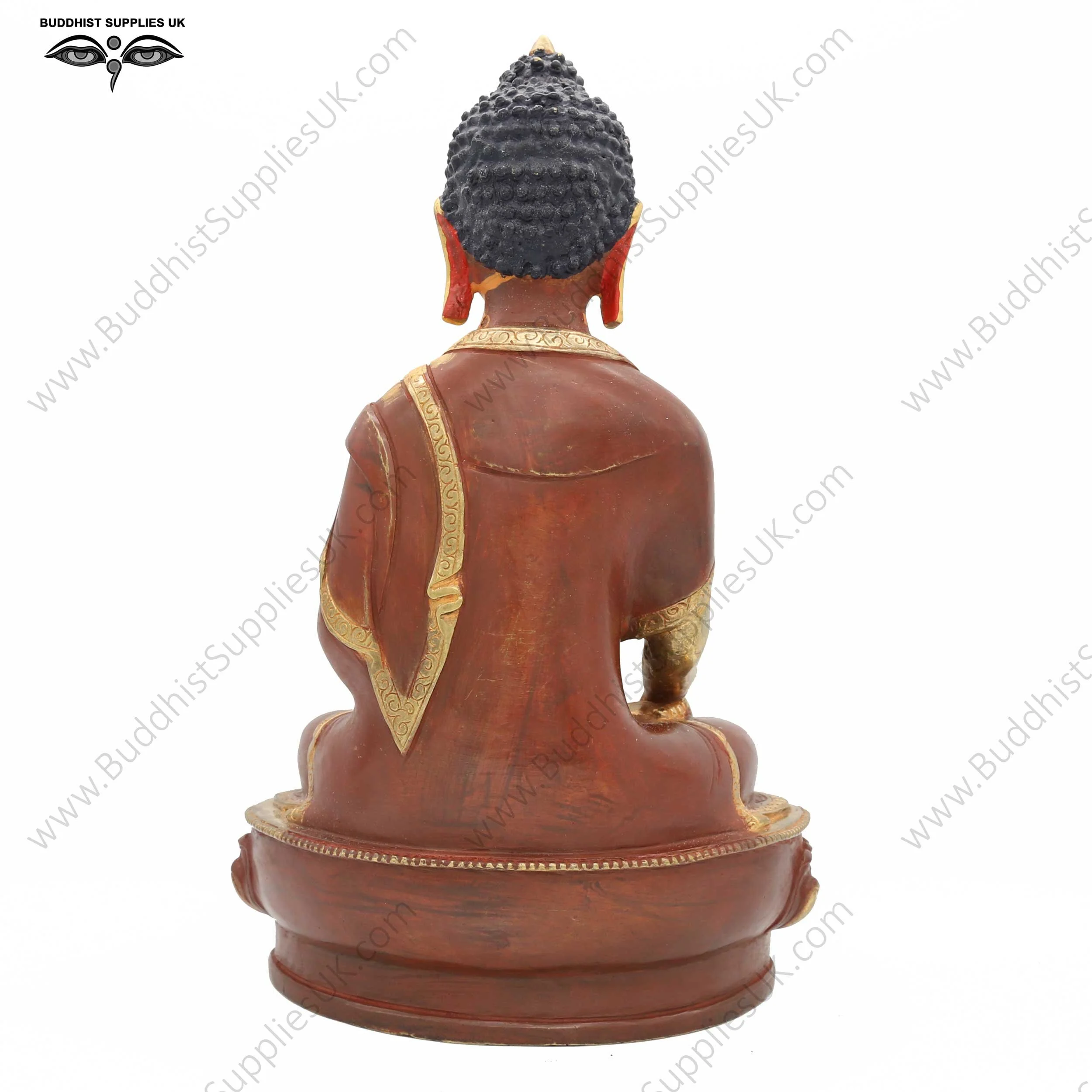 Part gold plated Shakyamuni Buddha statue 