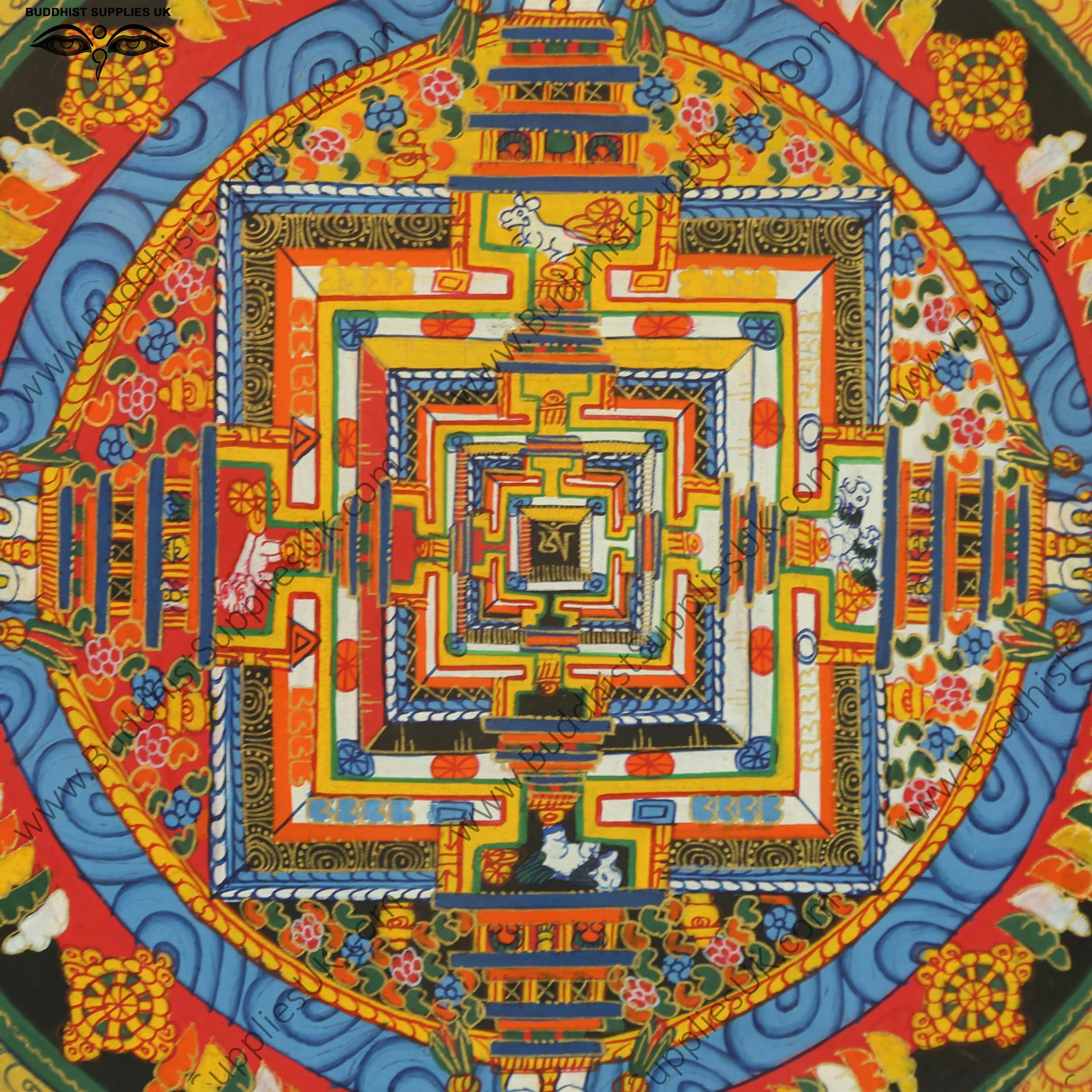 Kalachakra Mandala painting