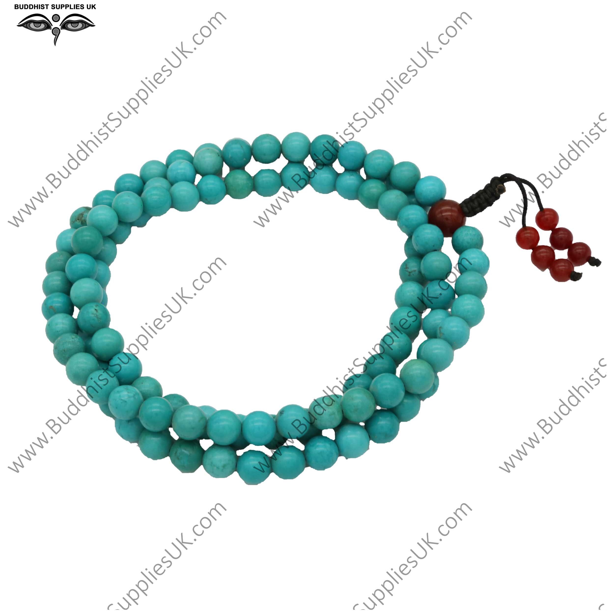 Sandalwood Wrist Mala Beads  Tibetan Buddhist Wrist Mala