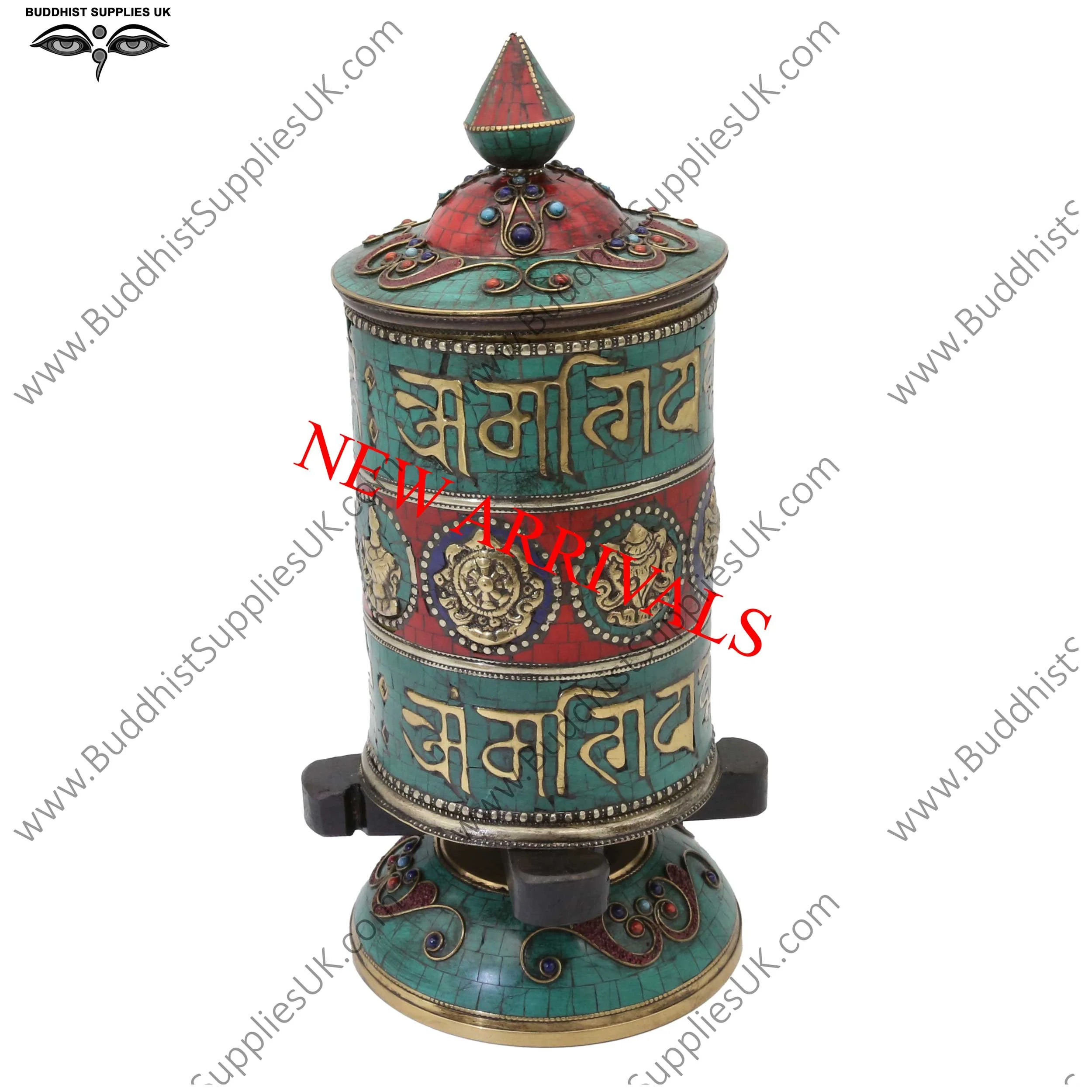 Turquoise-inlaid-standing-prayer-wheel,-with-auspicious-symbols-and-mantra-f.jpg