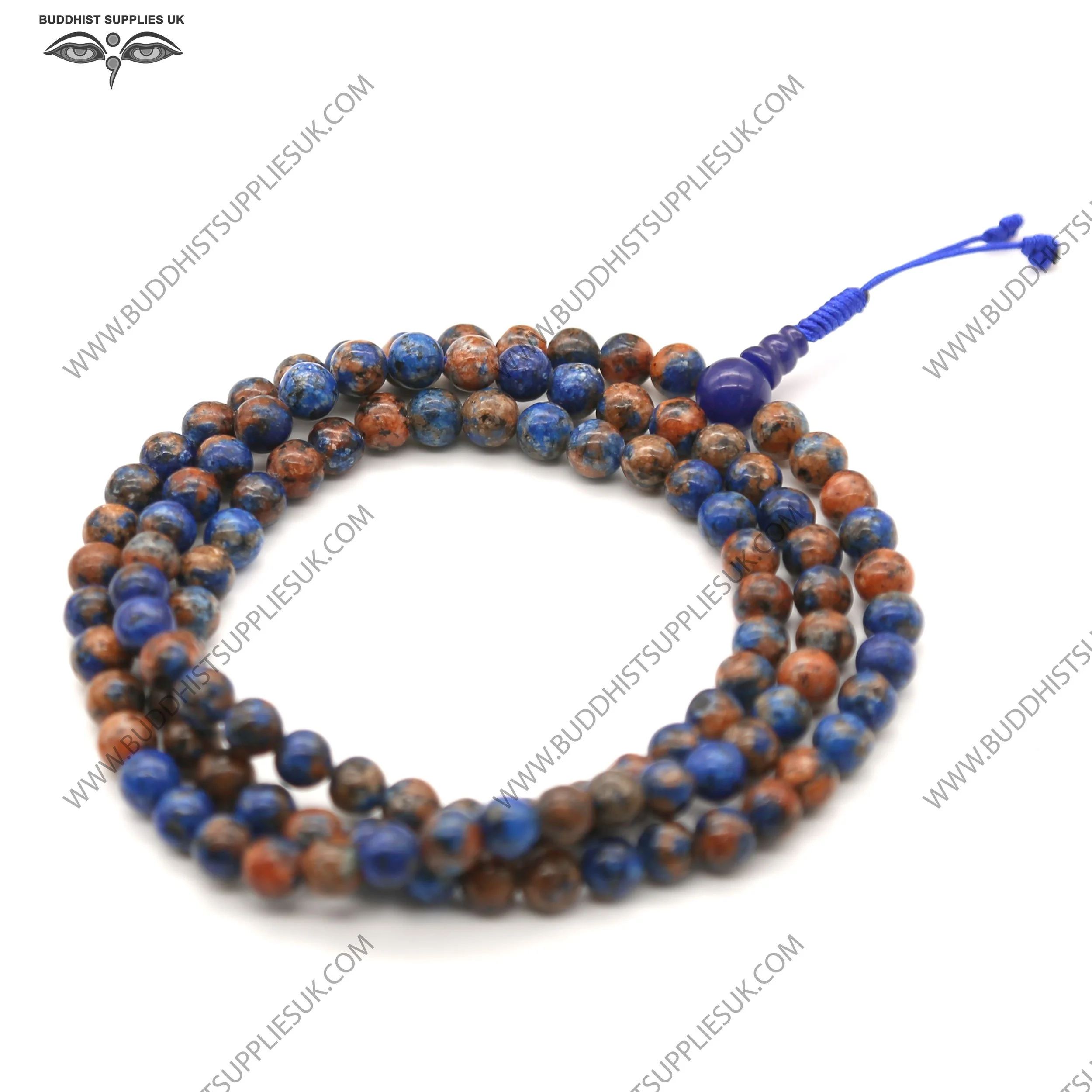 jasper feldspar agate chalcedony mala crystal azurite