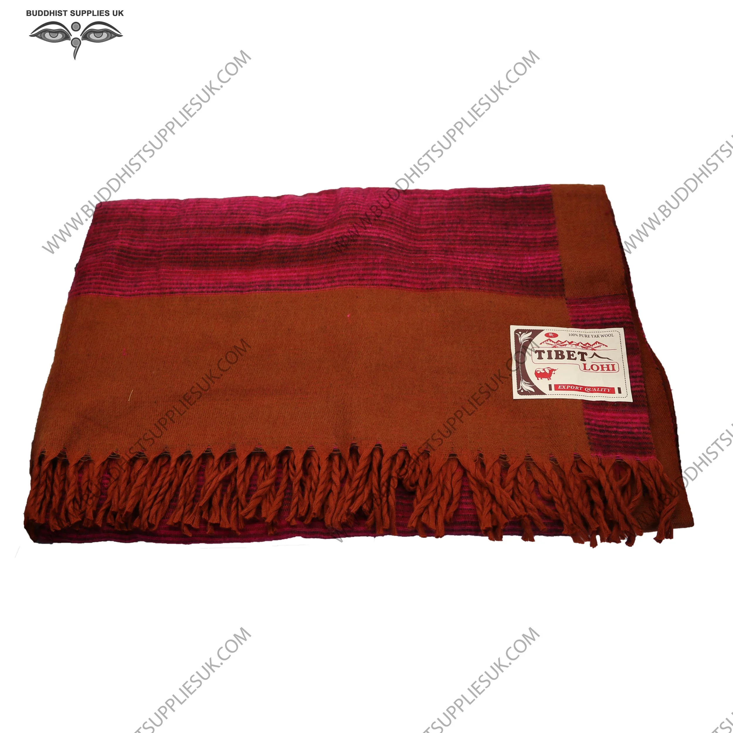 extra large yak wool shawl Tibet sofa throw blanket bedspread tan
