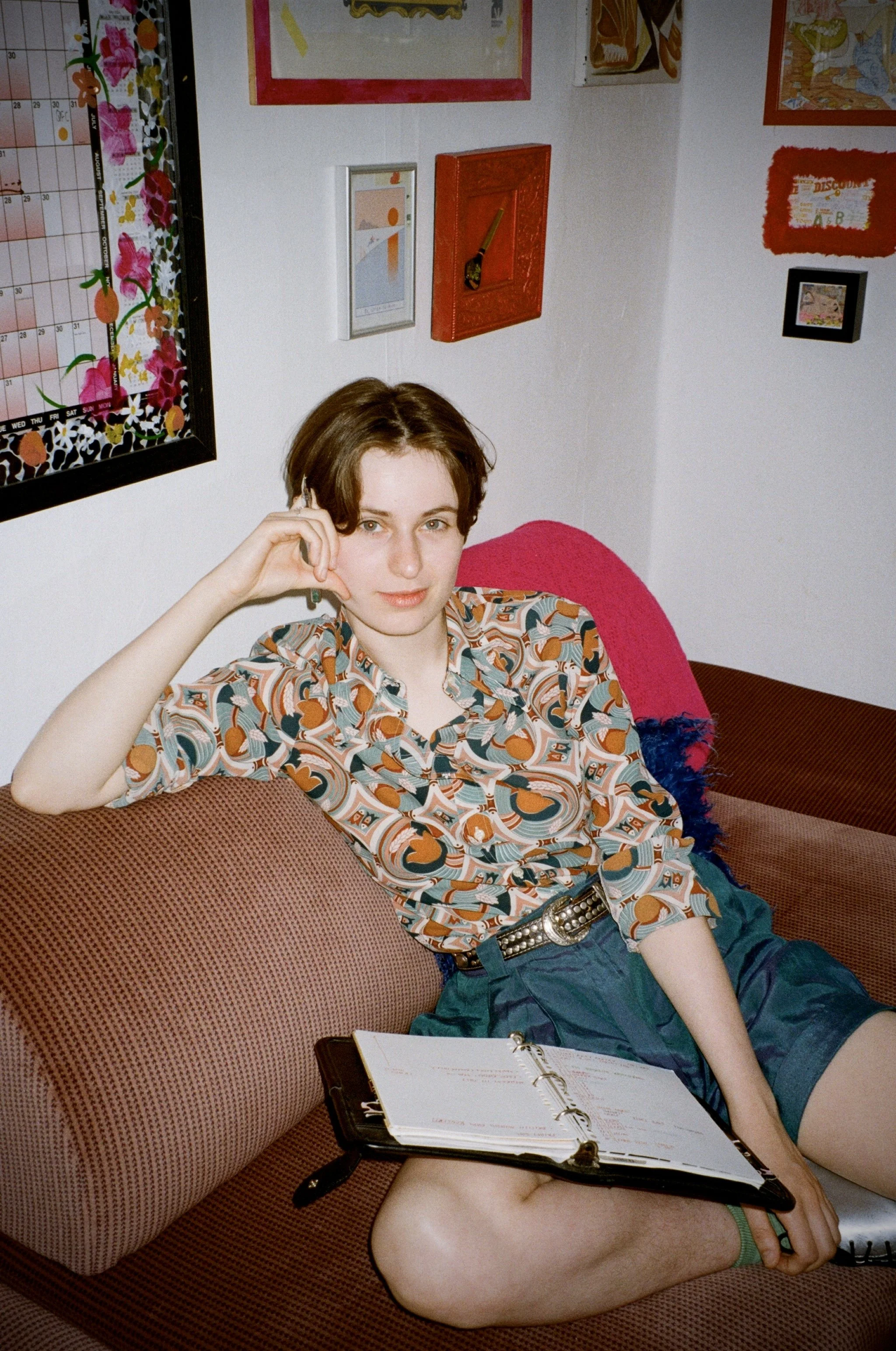 Kim in their office, Deptford (for Missy Mag). 2023.