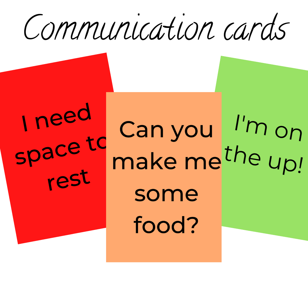 communication cards for your loved ones