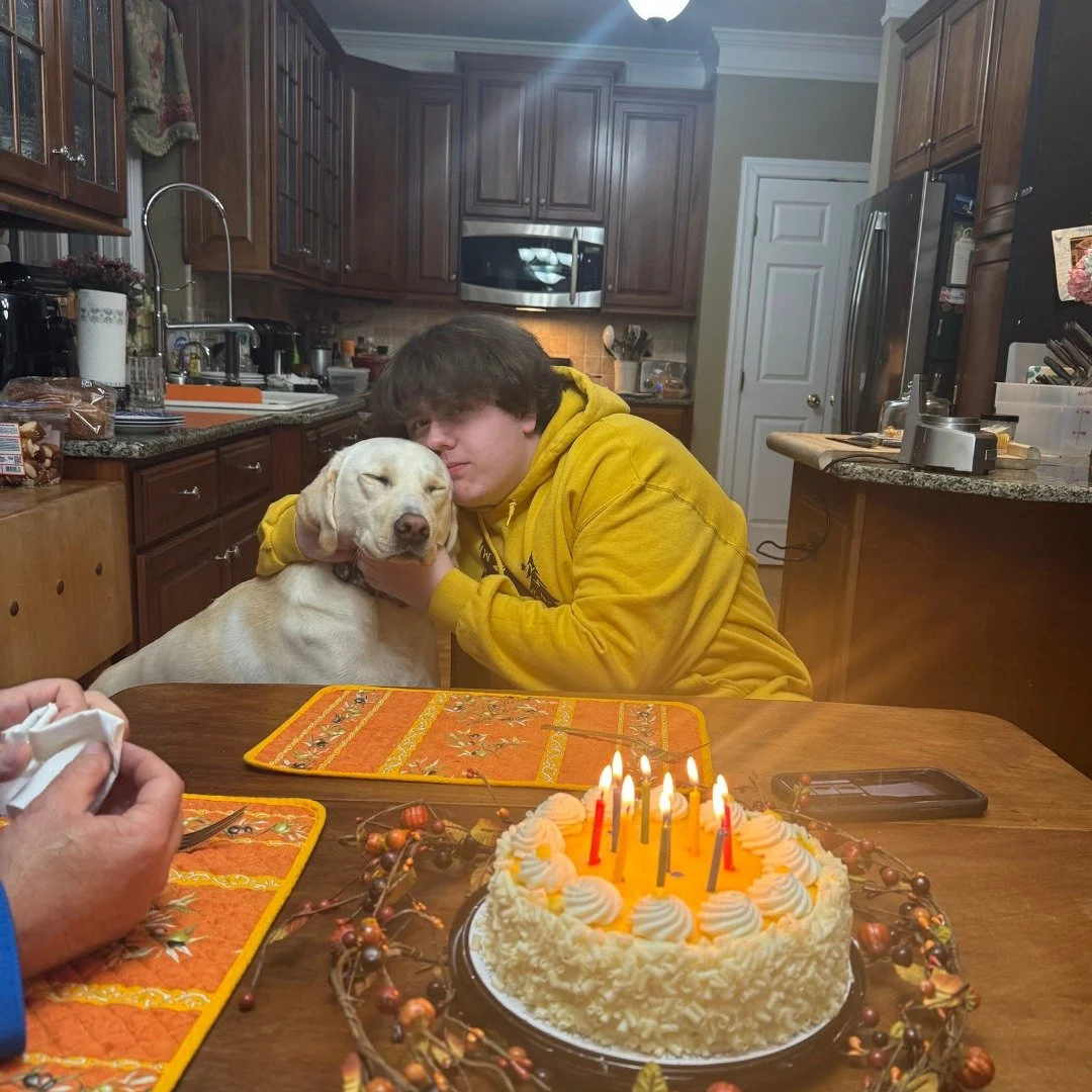 This right here! We say it a lot but the love between a service dog and its handler is truly amazing. The dogs just know what their person needs and together they create memories for a lifetime. Rudy and Lance are inseparable and both have enhanced o