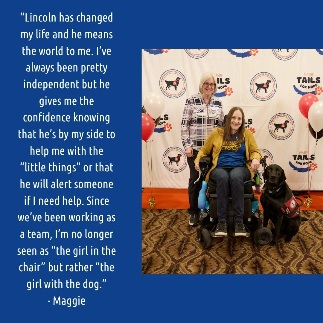 Sure, service dogs are cute but they provide way more than just a cute companion! ❤️🐾
.
.
.
#midamericaservicedogs #servicedogawarenessmonth #changinglivesdaily #servicedogsofinstagram #chicagoarea #501c3nonprofit