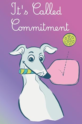 Some people overthink. This Italian Greyhound just grabs the paddle and goes for it. Ball in the air, game face on, and a confidence level that says, "We'll figure it out."

Inside you'll find lined pages, note pages, list pages, and plenty of room f