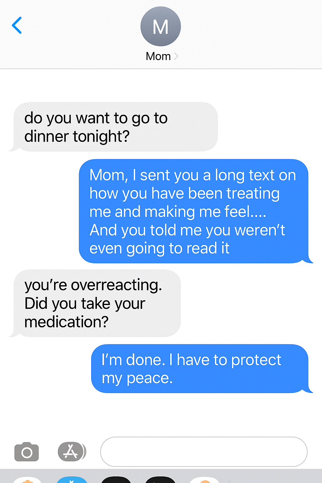 Toxic Text Conversation