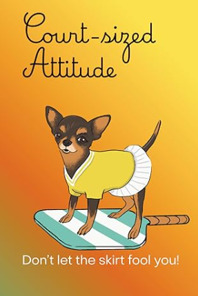 Part of the Pickleball Pups Journal Series, this playful journal combines everyday practicality with plenty of personality. Featuring a confident Chihuahua who's clearly ready to dominate the pickleball court, it's a fun companion for notes, lists, i