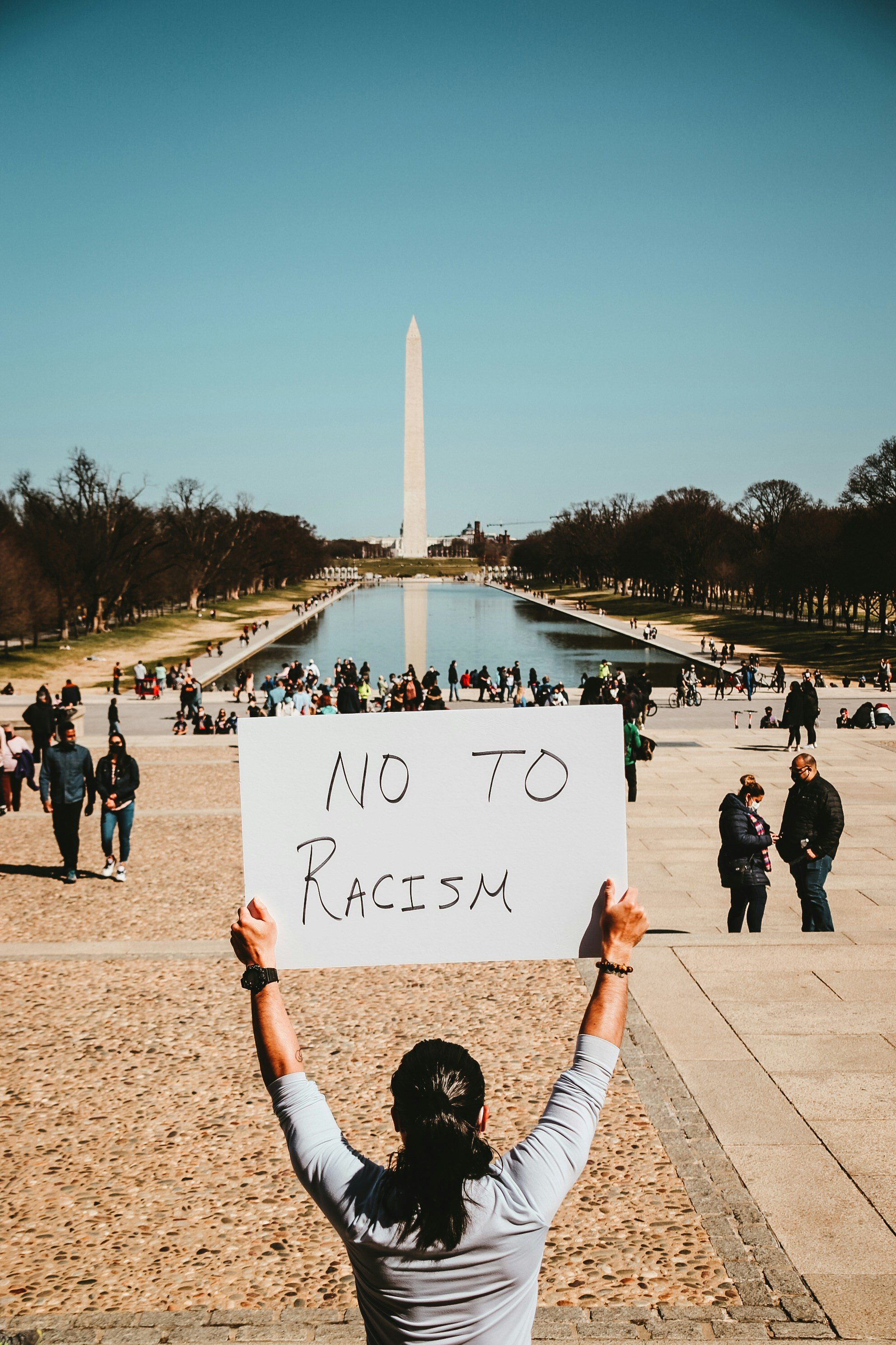 No to Racism Photo by Viviana Rishe