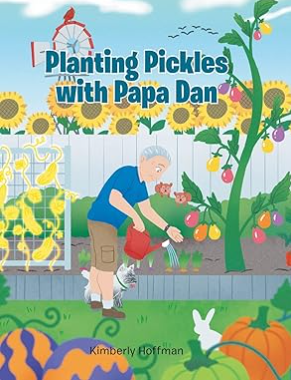Planting Pickles with Papa Dan is a heartwarming story about family, imagination, and making memories with the people we love. As Papa Dan and his granddaughters, Alba and Ivy, spend the day gardening, baking, and playing together, readers are treate