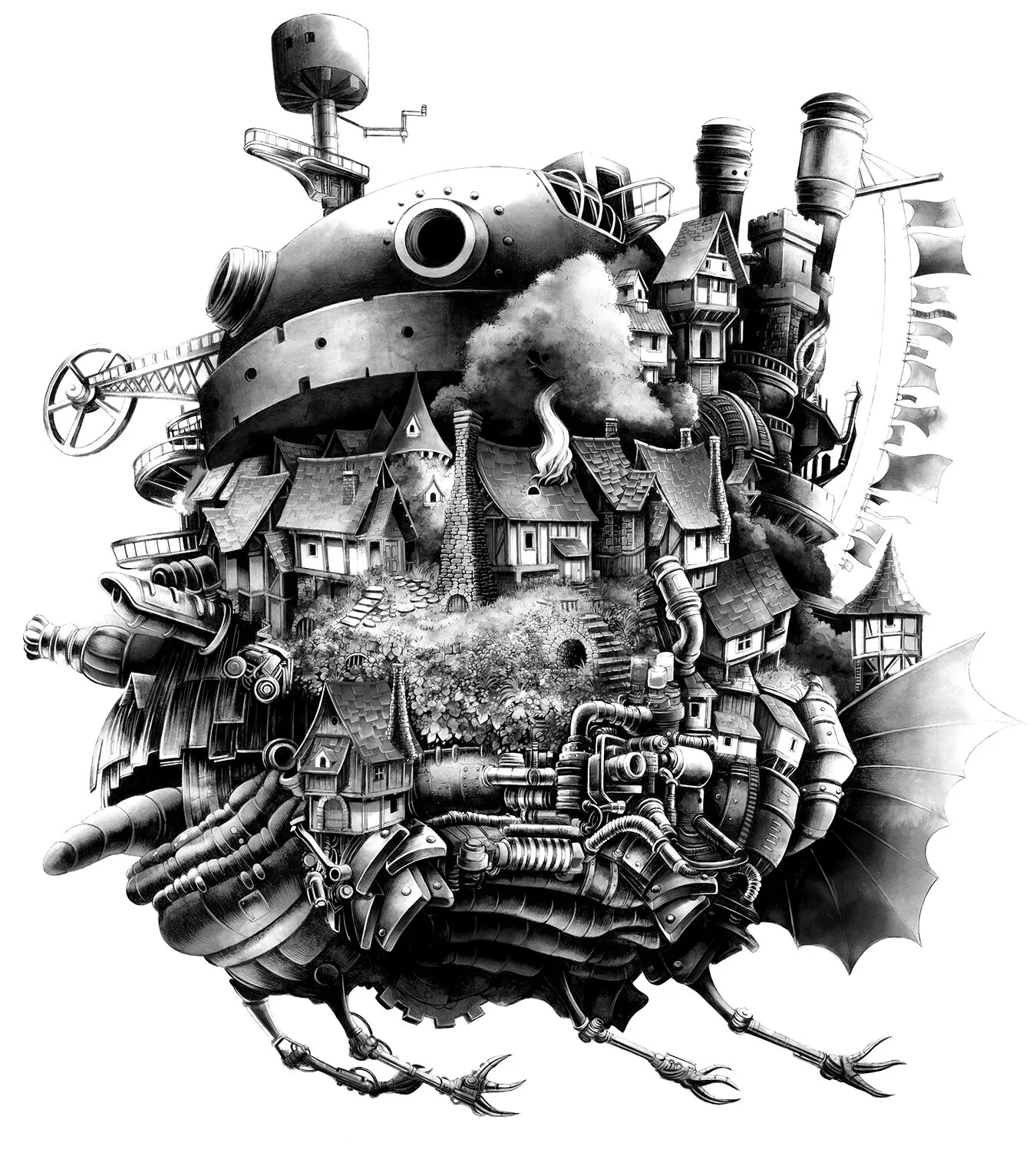 Howl's Moving Castle Sketch