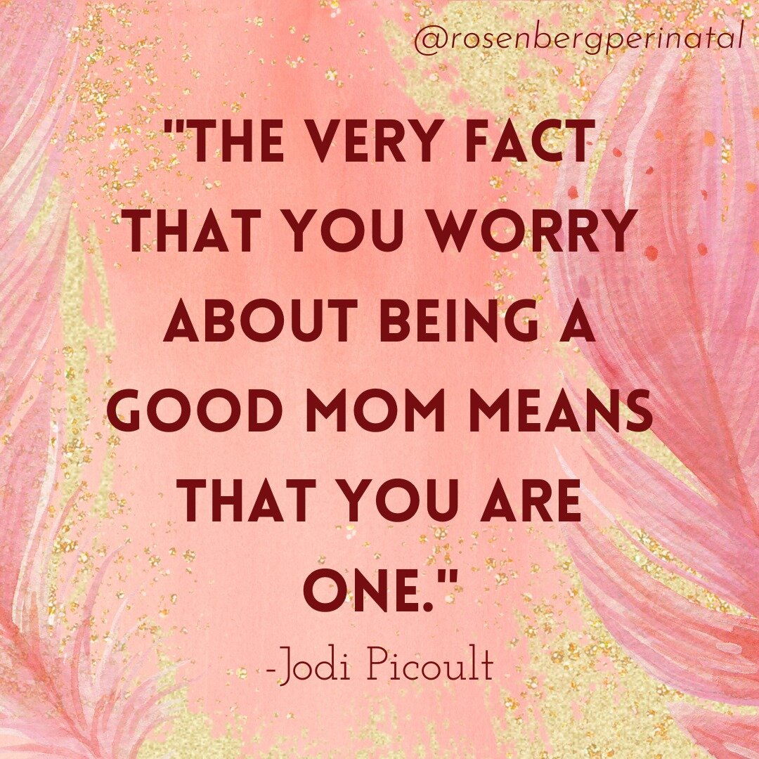 We saw this quote from Jodi Picoult and knew so many of the moms we know and care for could use this message. You're doing great, mama. 💕

[Image text: The very fact that you worry about being a good mom means that you are one. -Jodi Picoult]

 #goo