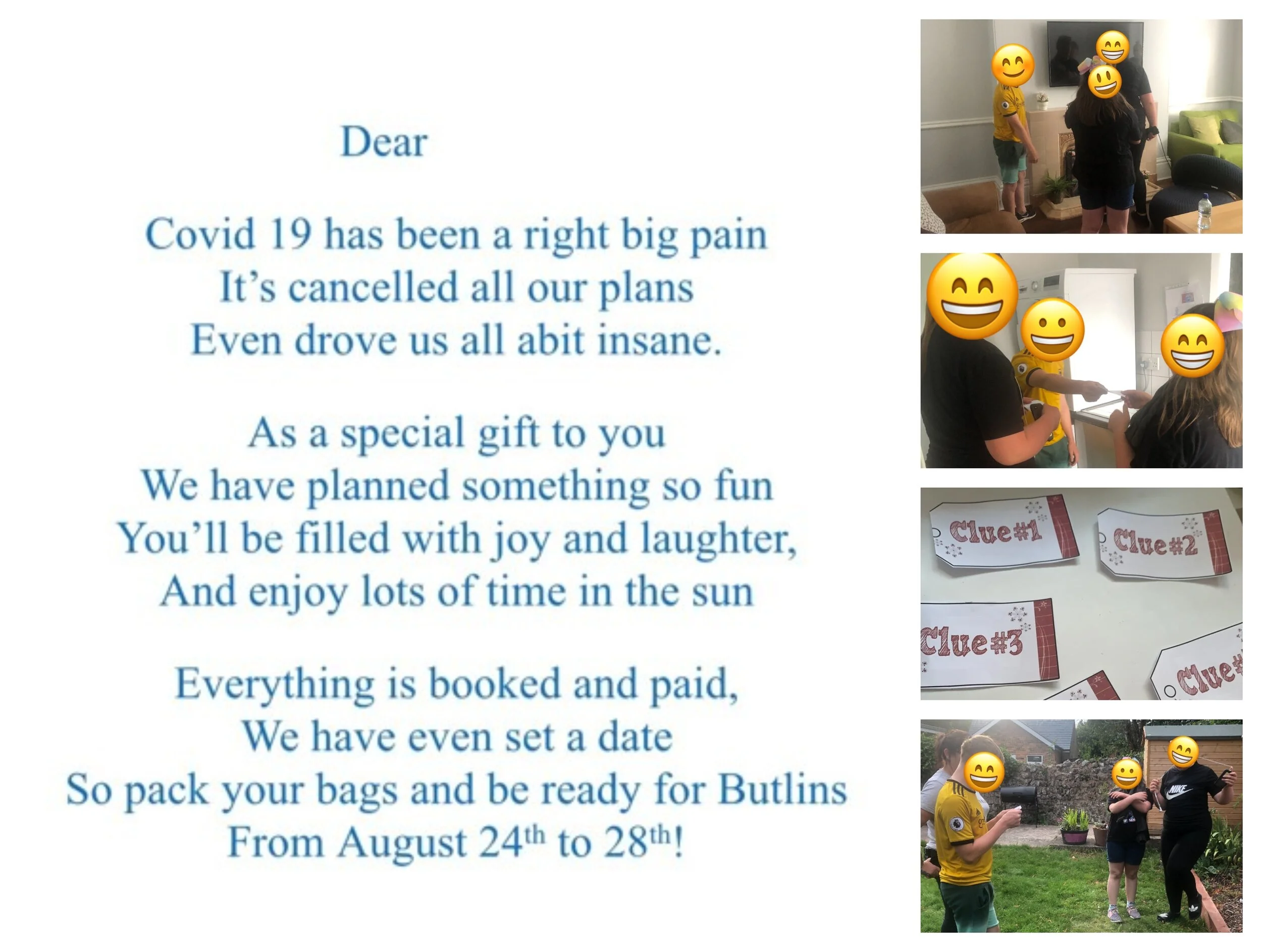 Invitation to Butlins!