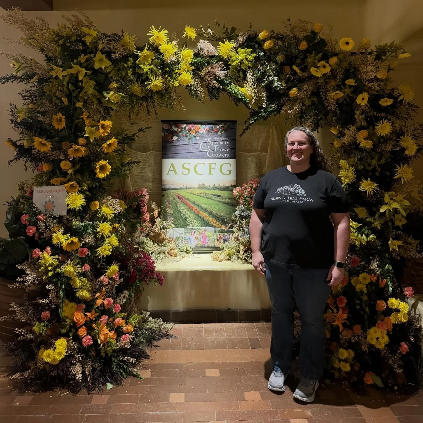 Don&rsquo;t mind me. Just nerding out with my flower farming folks at the ASCFG conference. 🥰
