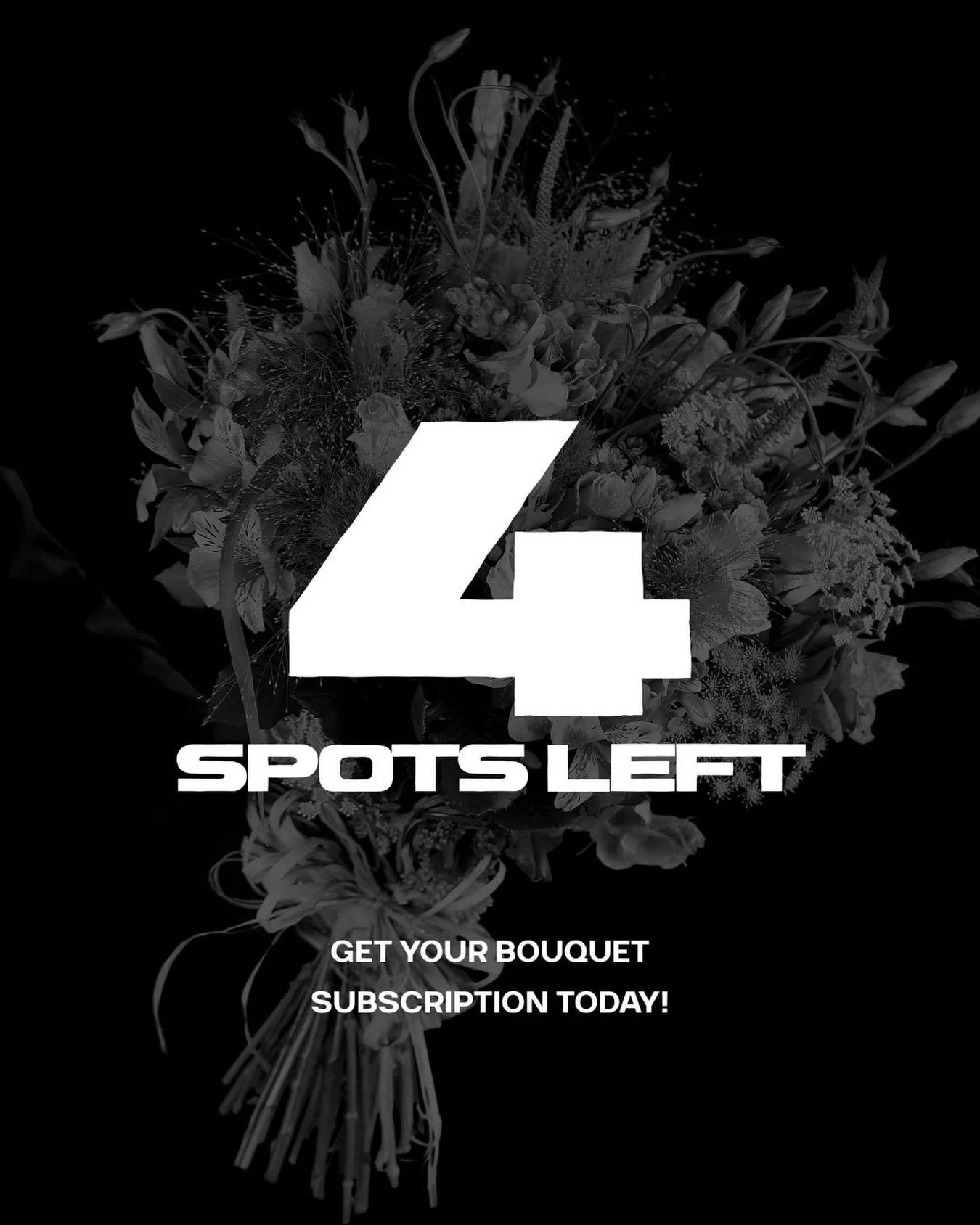 Only 4 bouquet subscriptions left. Gets yours before they&rsquo;re all gone! Each subscription gets you 8 weeks of beautiful bouquets grown right here on the farm. No chemicals, ever, and we&rsquo;re certified naturally grown.