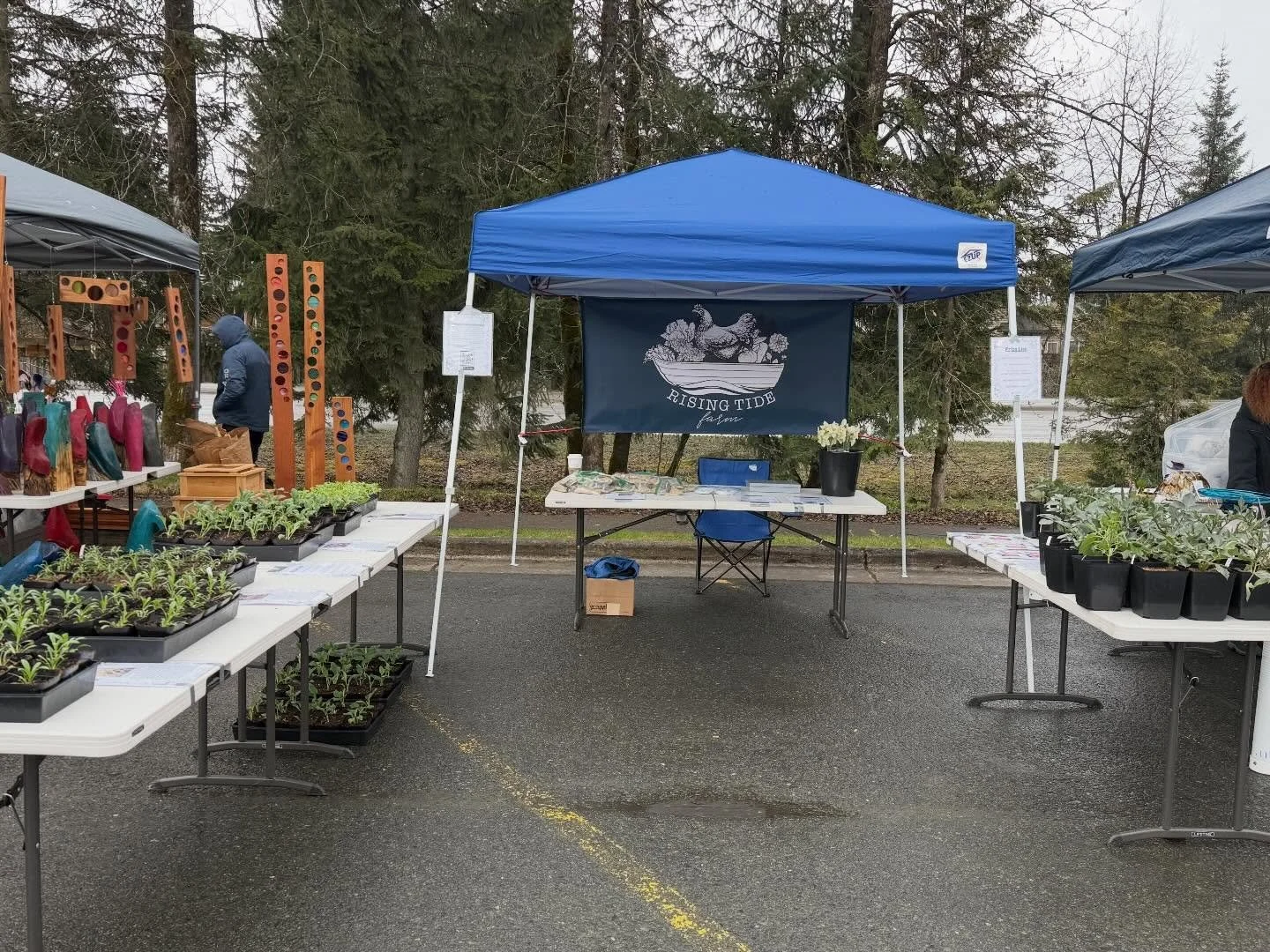 See you from 9-noon in the Safeway parking lot! I&rsquo;m right next to the super colorful The Art Garden booth