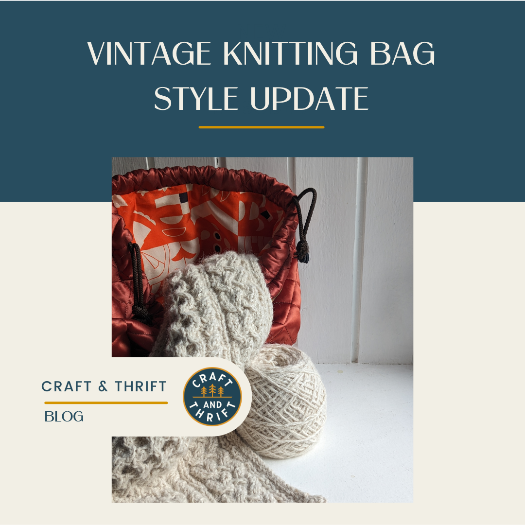 Vintage Knitting Bag for Sale in Charleston SC  OfferUp