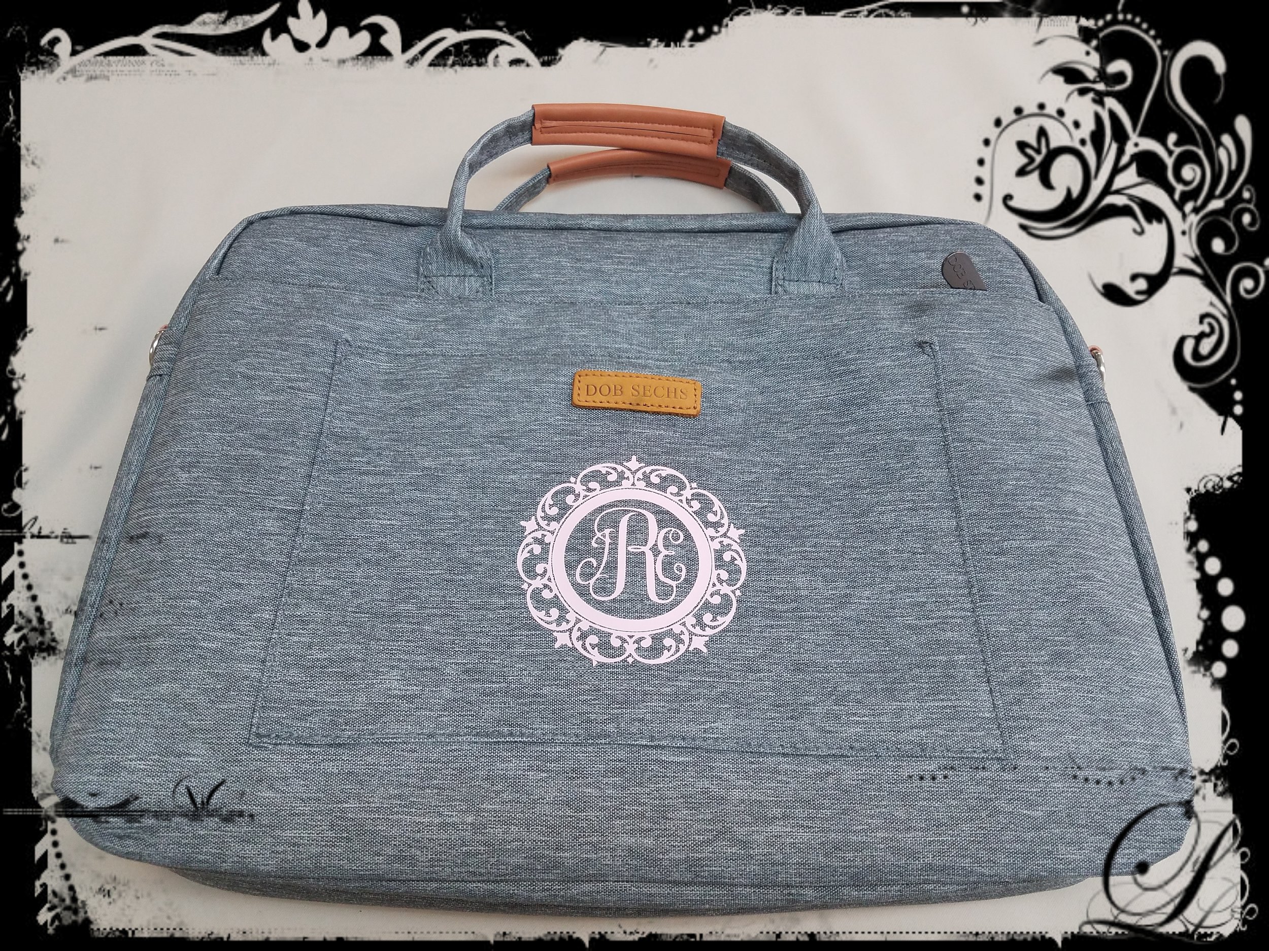 Garment Bag Personalized With A Monogram