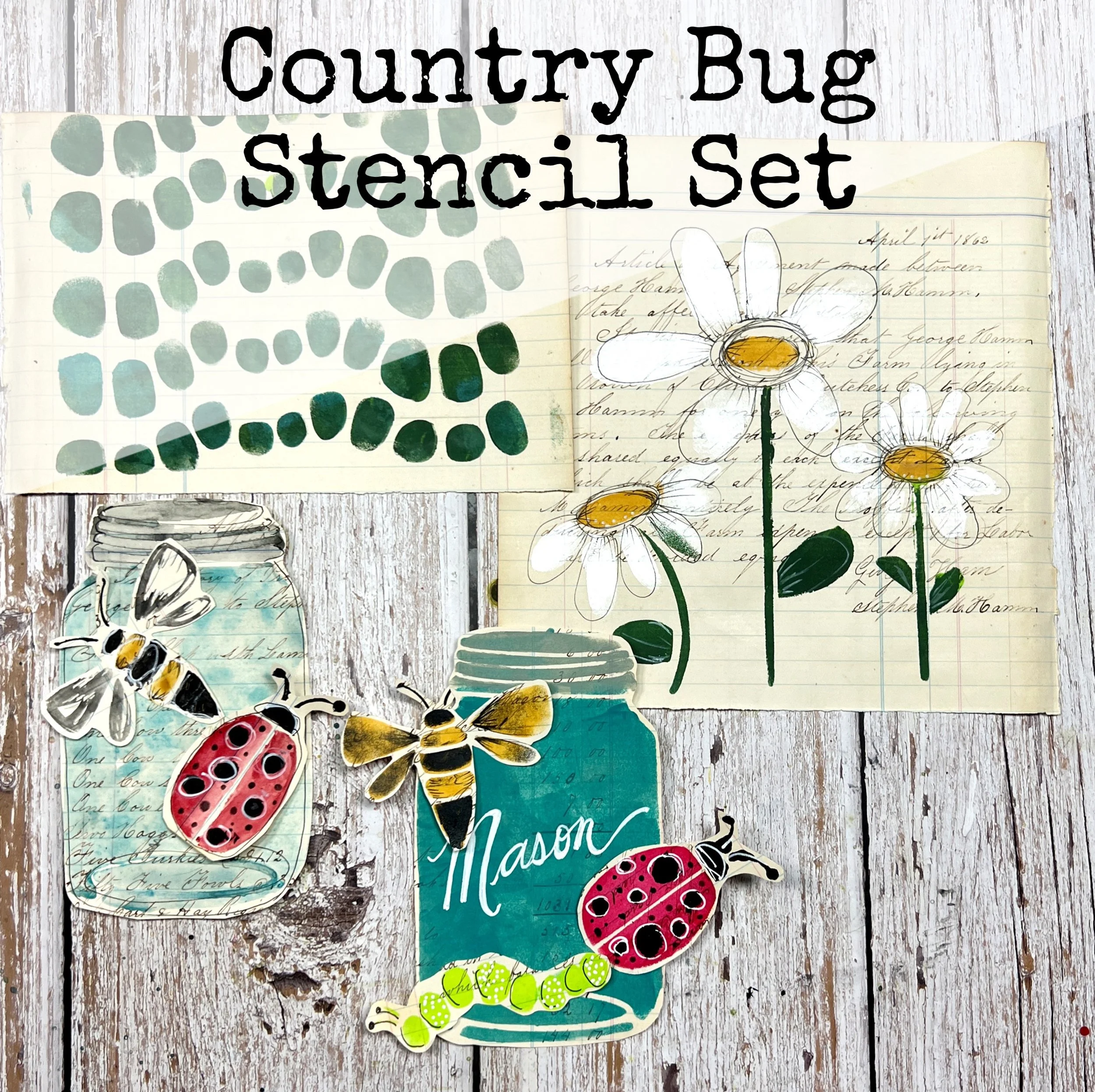 Funky Girls Stencil Set — leaca young art