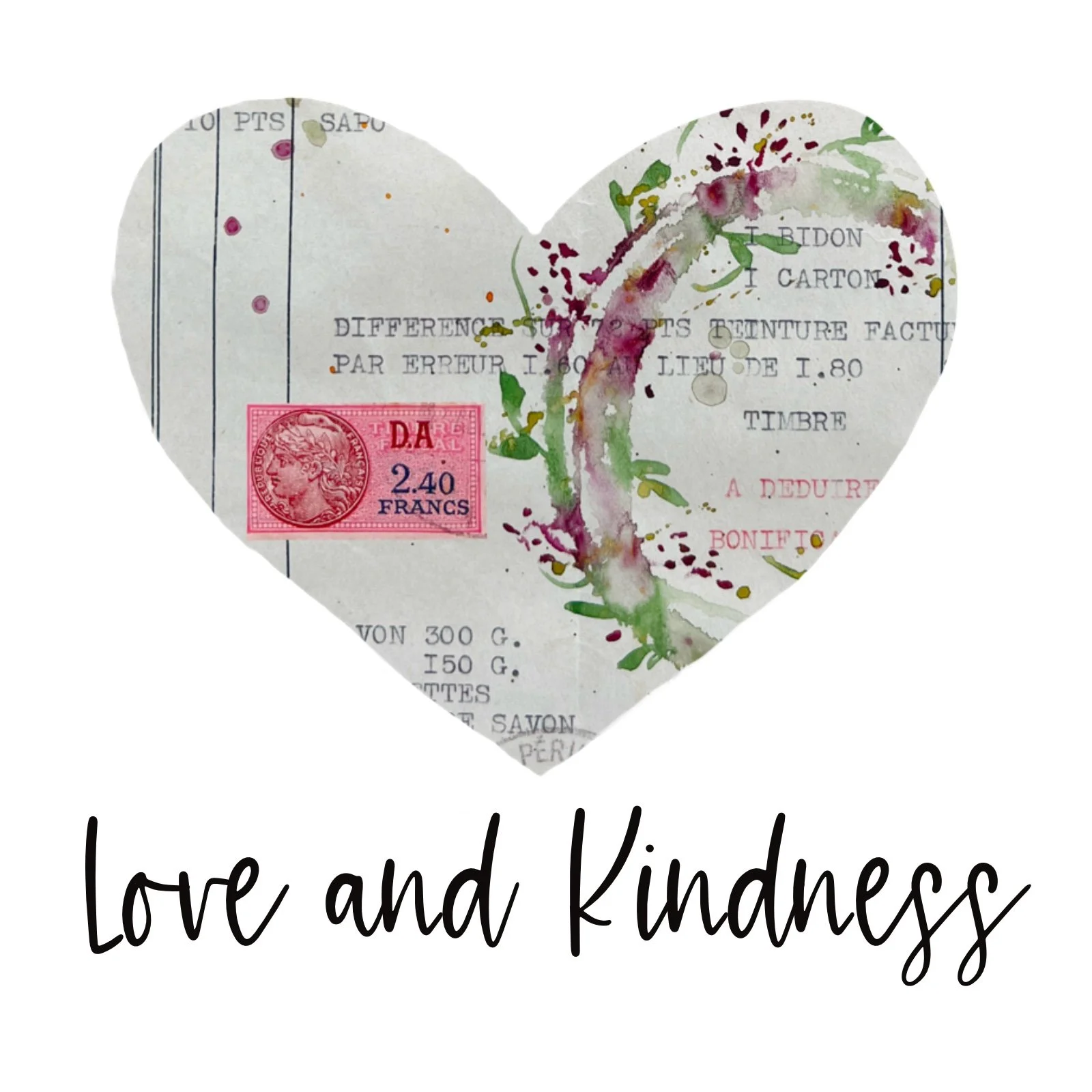 Love and Kindness - One Page Collage PDF