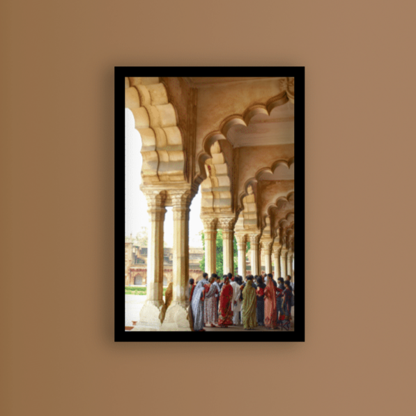 Color in the Palace Agra, India-Downloadable photographic print
