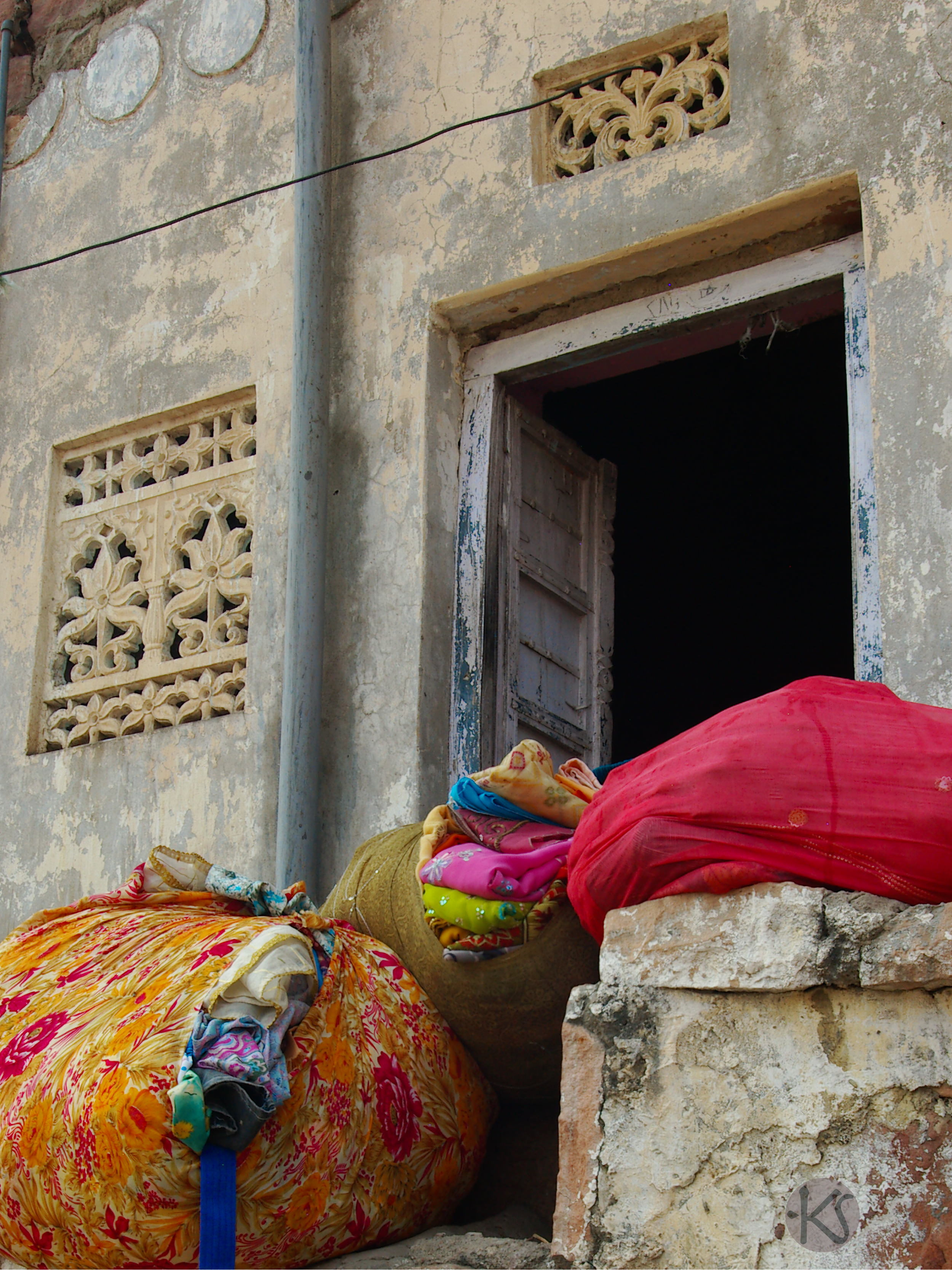 Laundry Day-Textiles Jodhpur, Rajasthan, India
