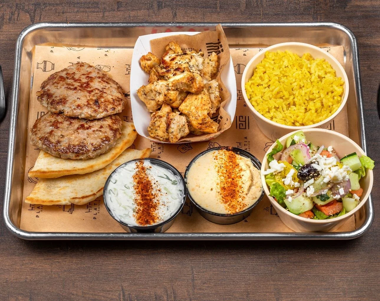 🌟 Indulge in the flavors of the Mediterranean with our mouthwatering Platia Greek Goodness! 🌿🇬🇷

🍽️ Dive into our Mediterranean Platter, a tantalizing feast that includes:
🥗 Fresh Greek salad bursting with vibrant veggies
🍛 Fragrant curry rice