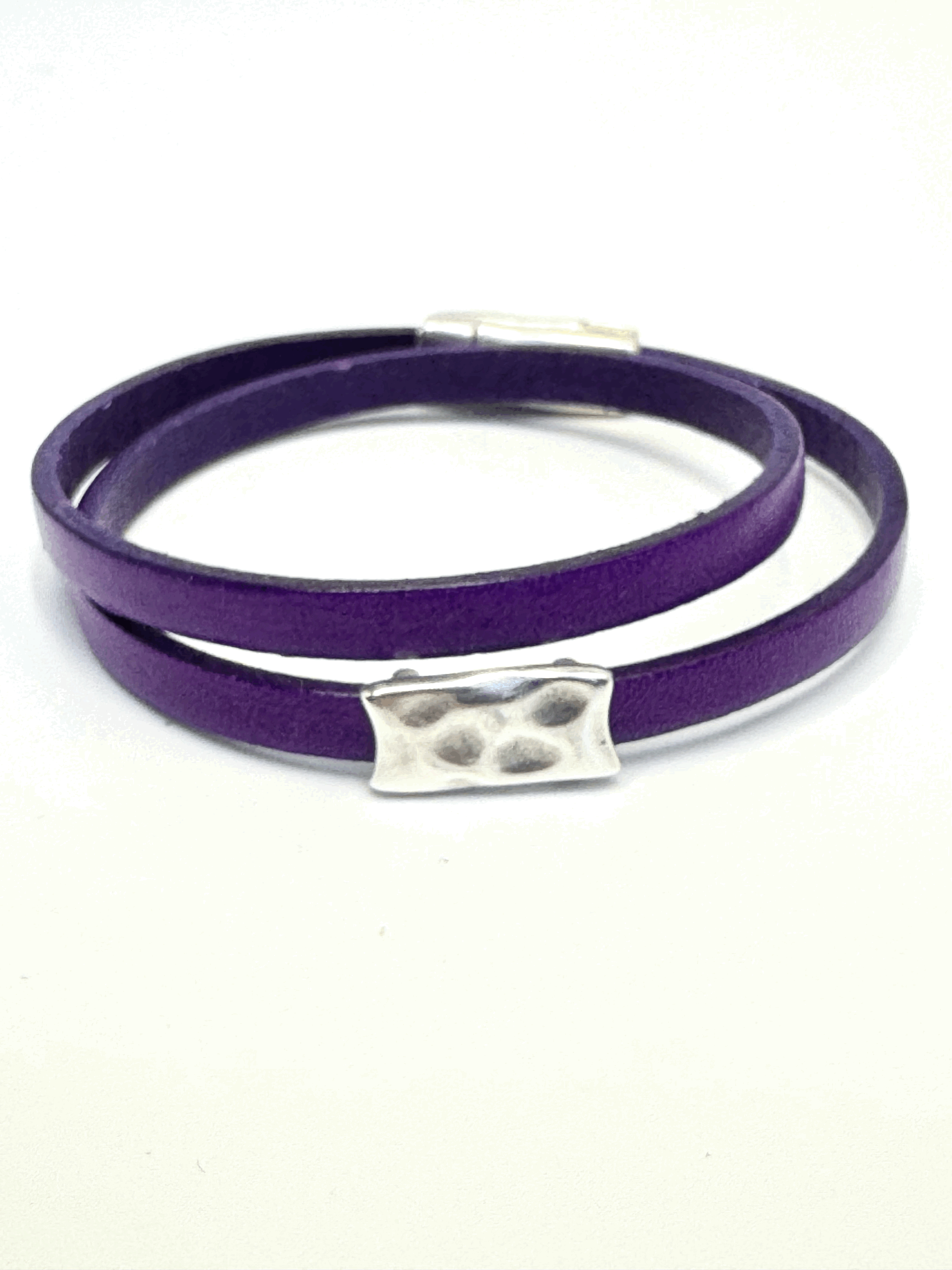 Double Wrap Leather Bracelet (5mm)