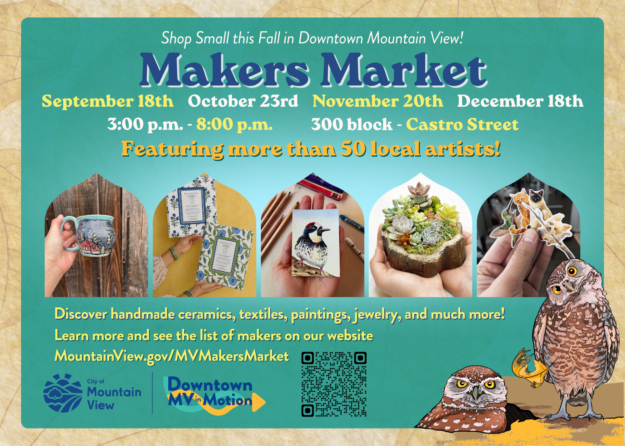 Mountain View Makers Market in Downtown Mt View 