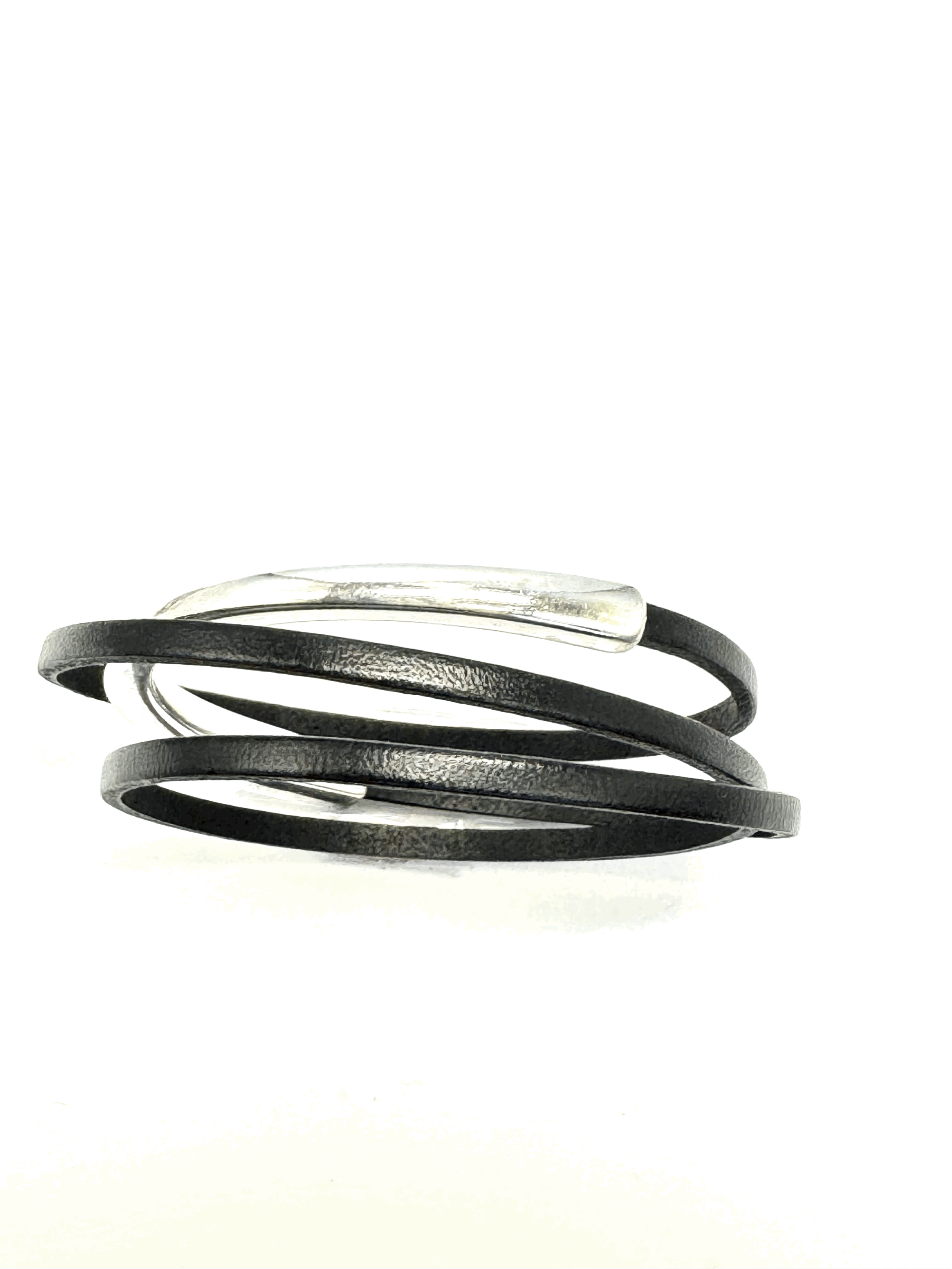 Asymmetrical Half Circle Wrap Bracelet (3mm)