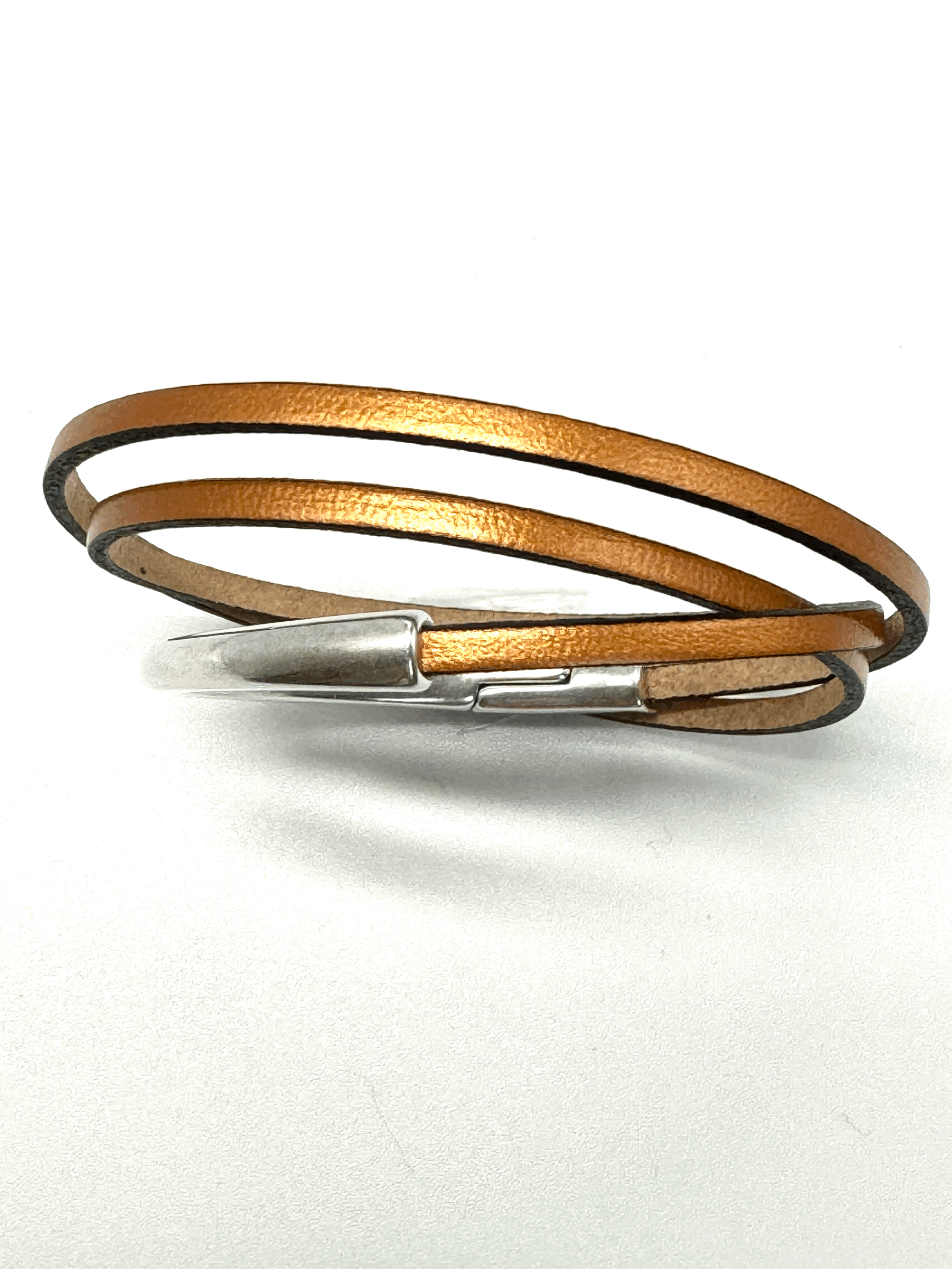 Asymmetrical Half Circle Wrap Bracelet (3mm)