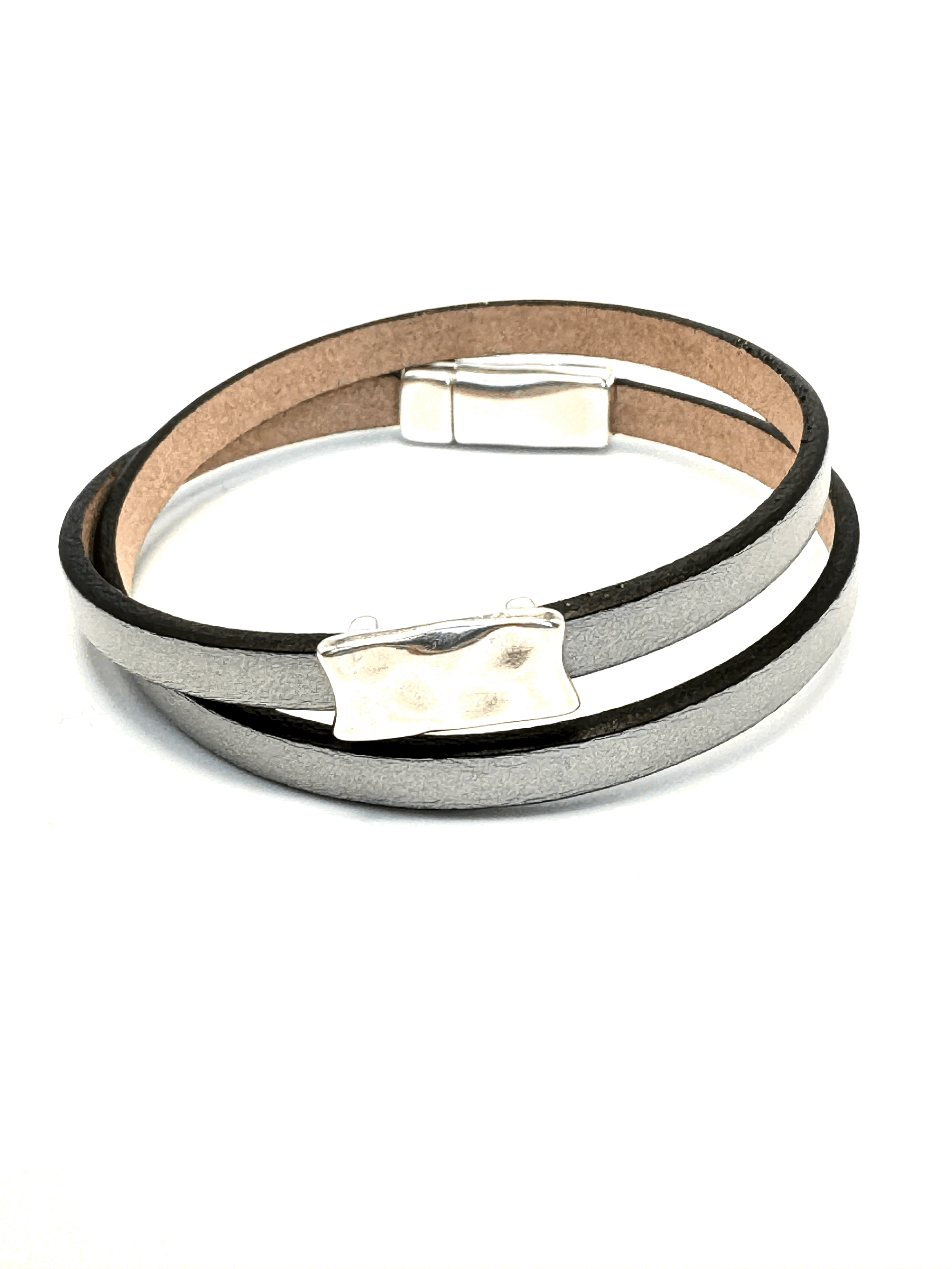 Double Wrap Leather Bracelet (5mm)
