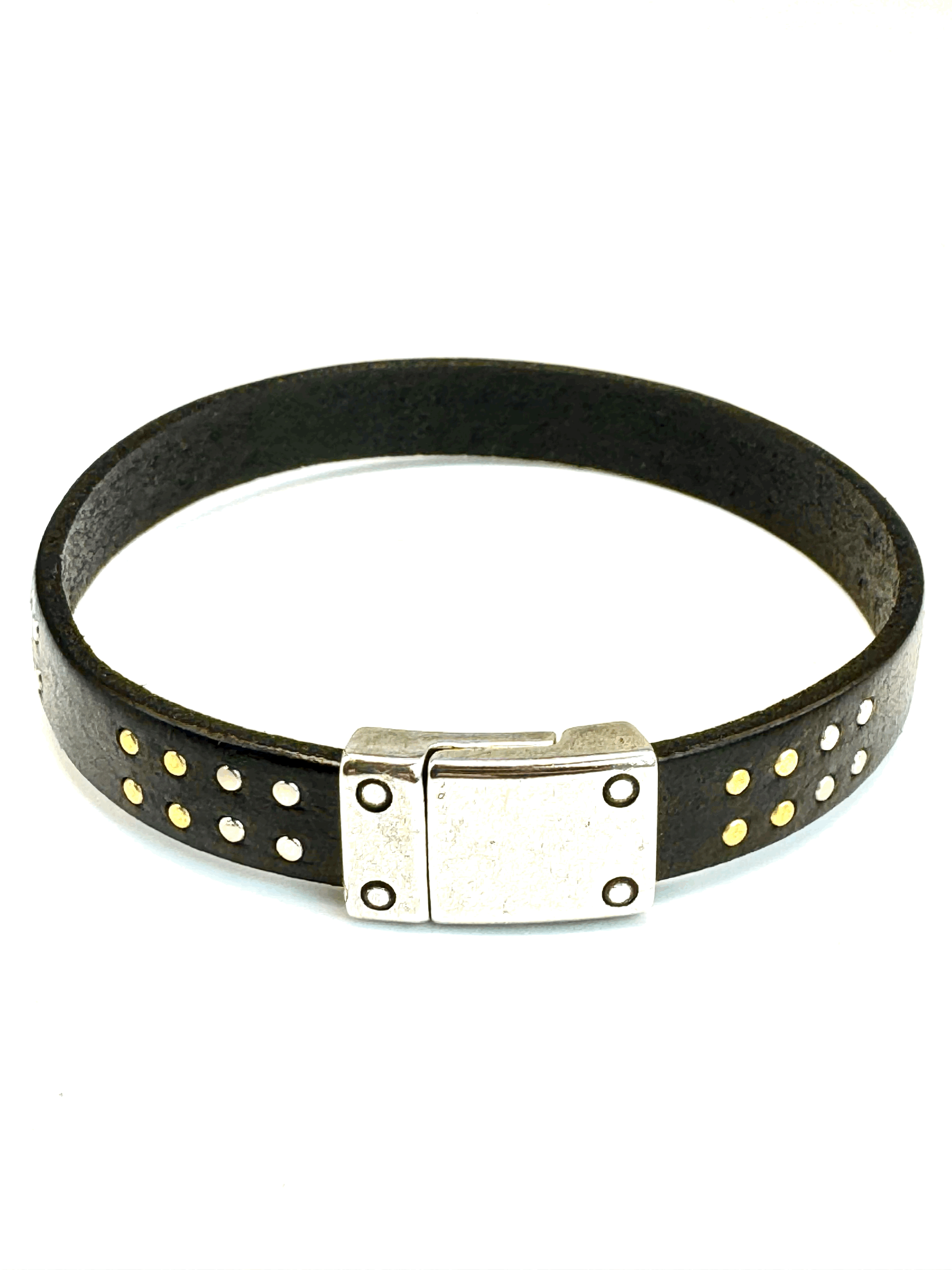 Rivet Black Bracelet