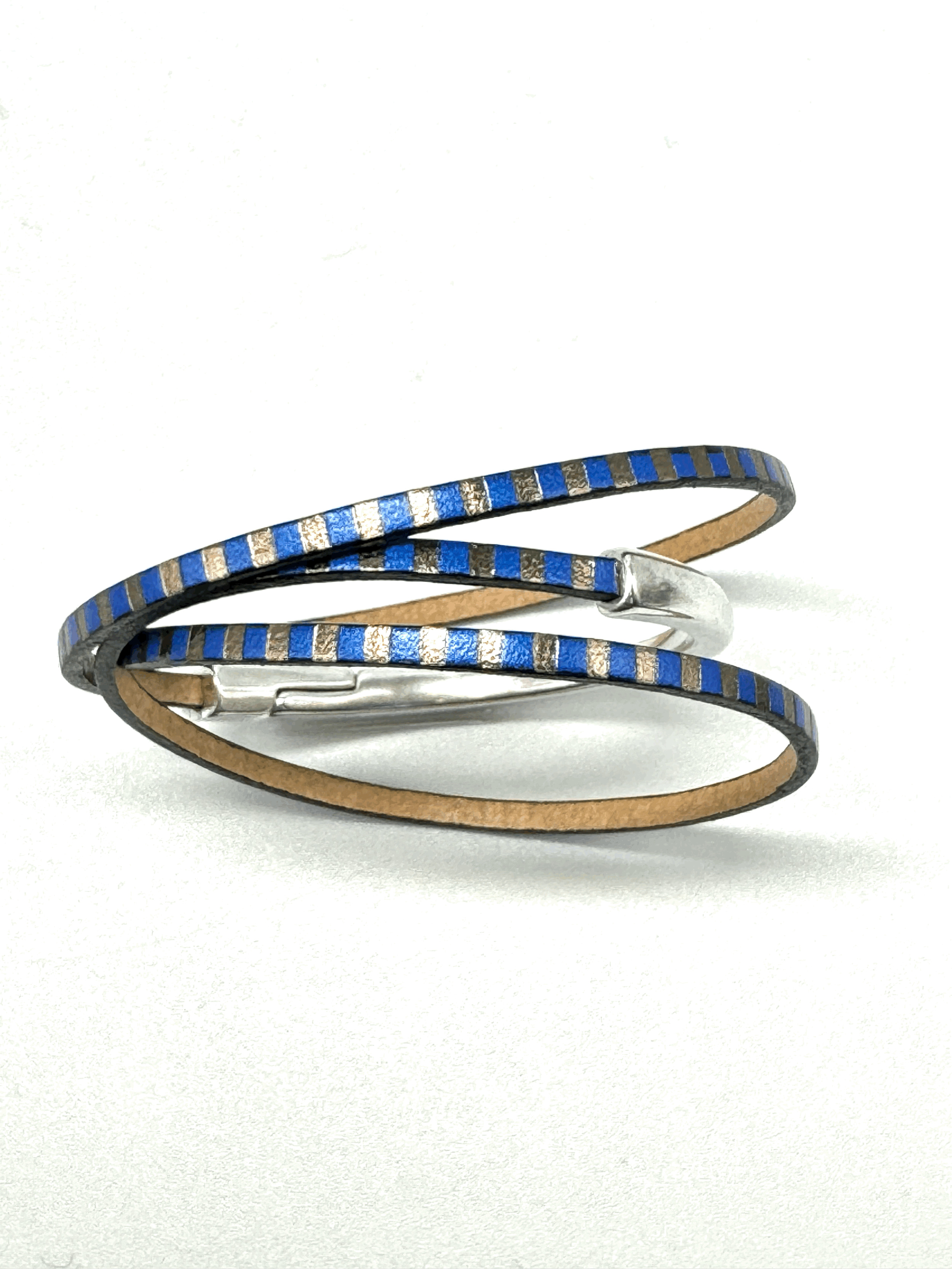 Asymmetrical Half Circle Wrap Bracelet (3mm)