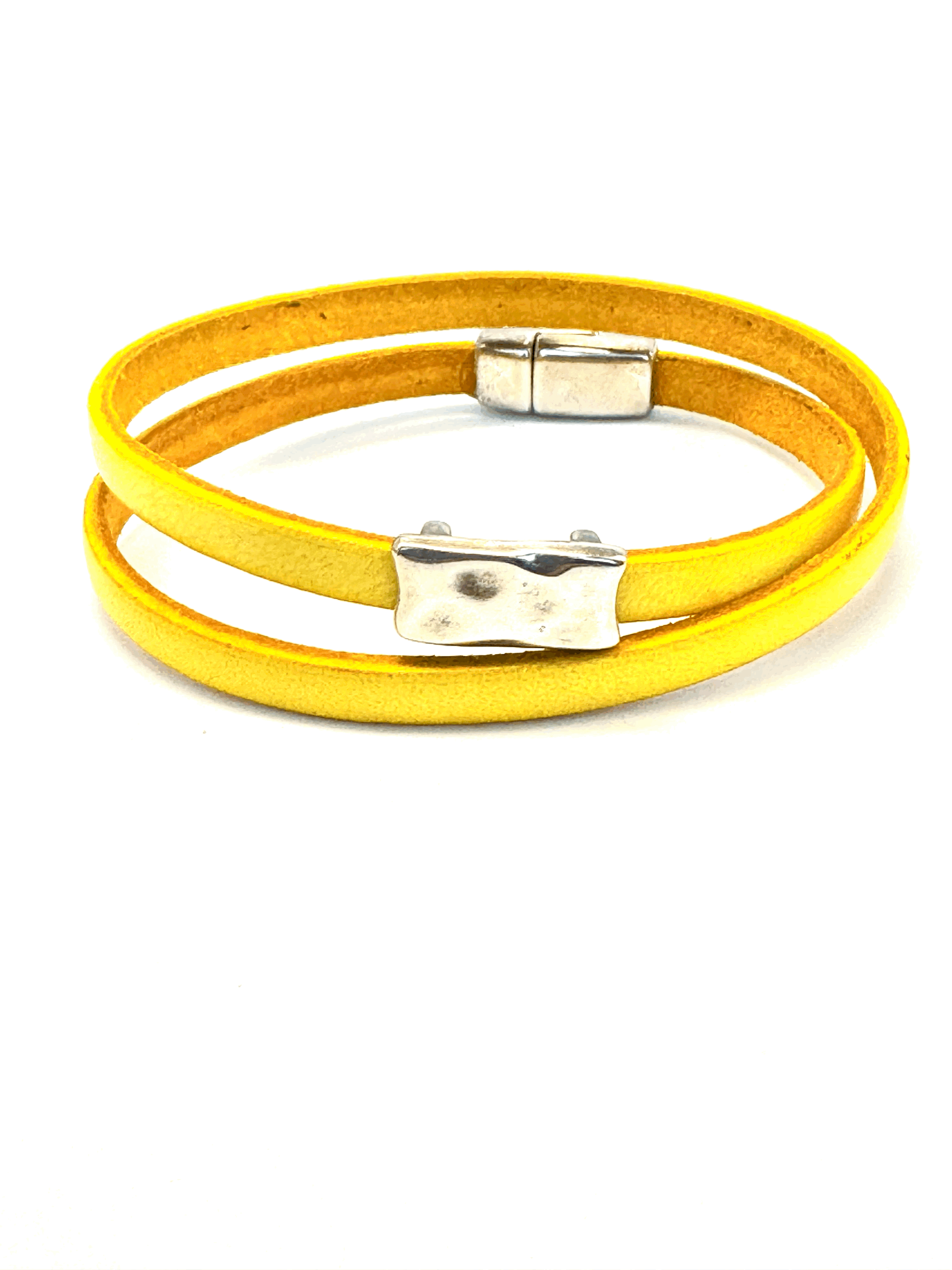 Double Wrap Leather Bracelet (5mm)