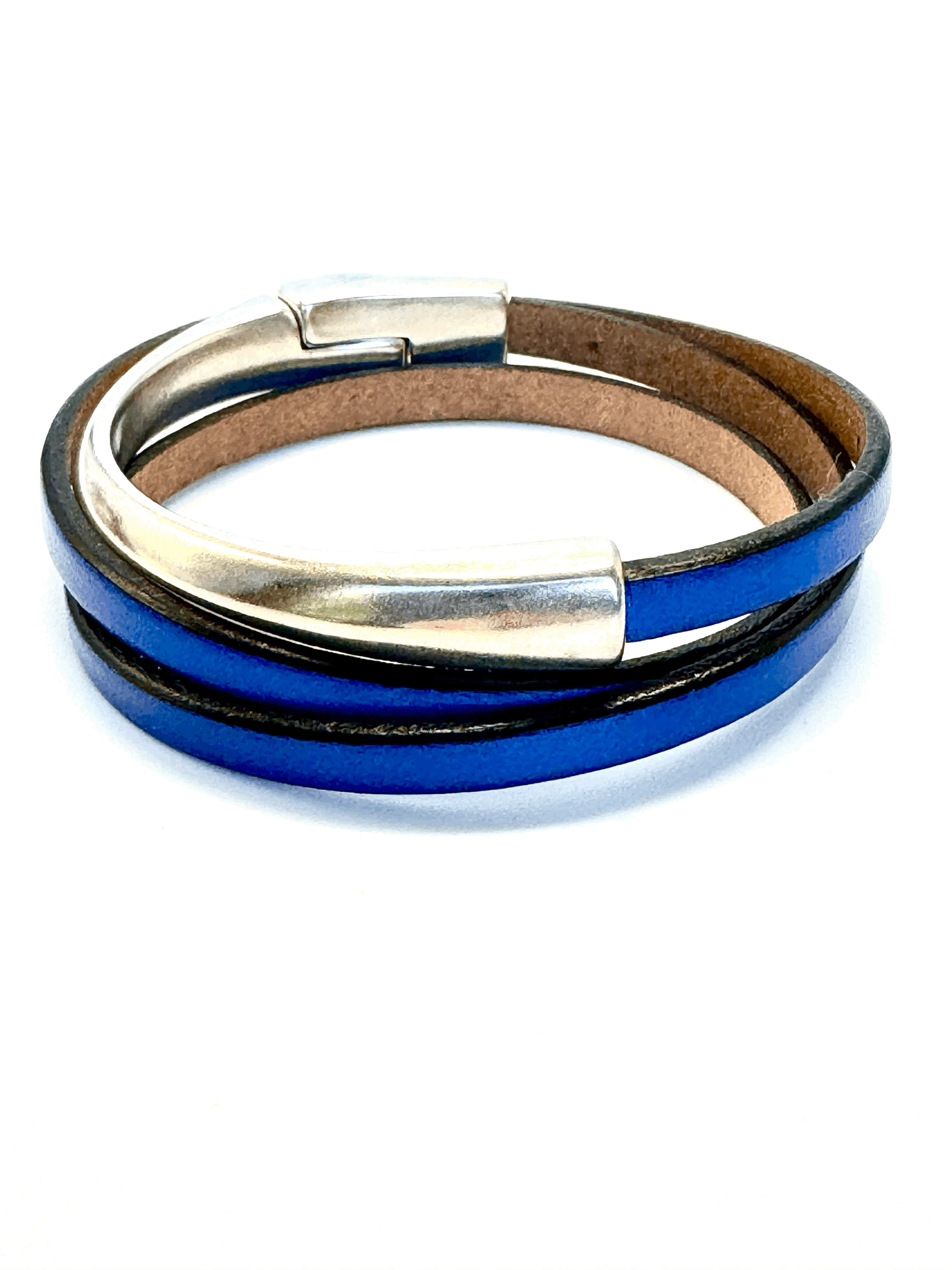 Asymmetrical Half Circle Triple Wrap Bracelet (5mm)