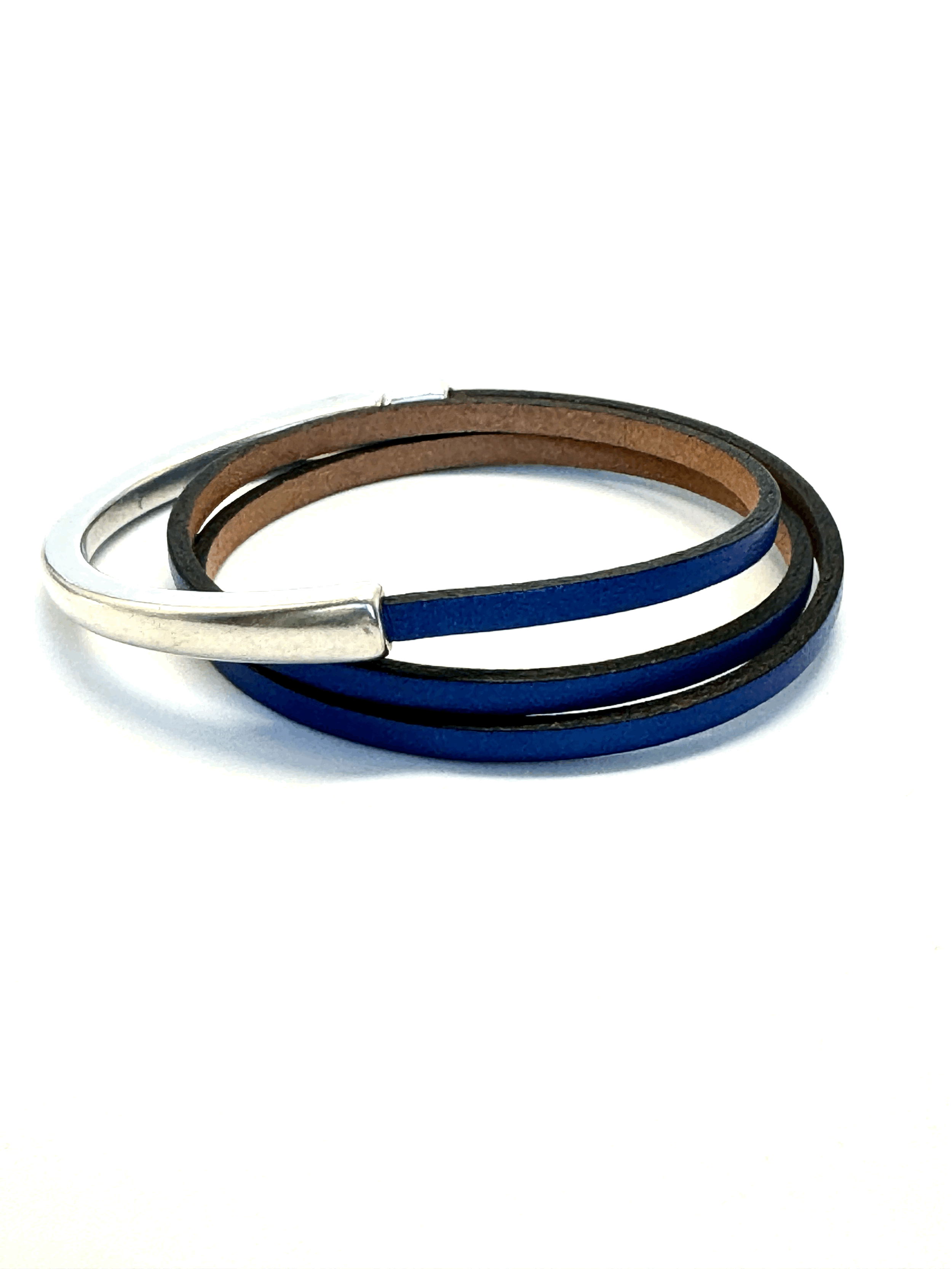 Asymmetrical Half Circle Wrap Bracelet (3mm)