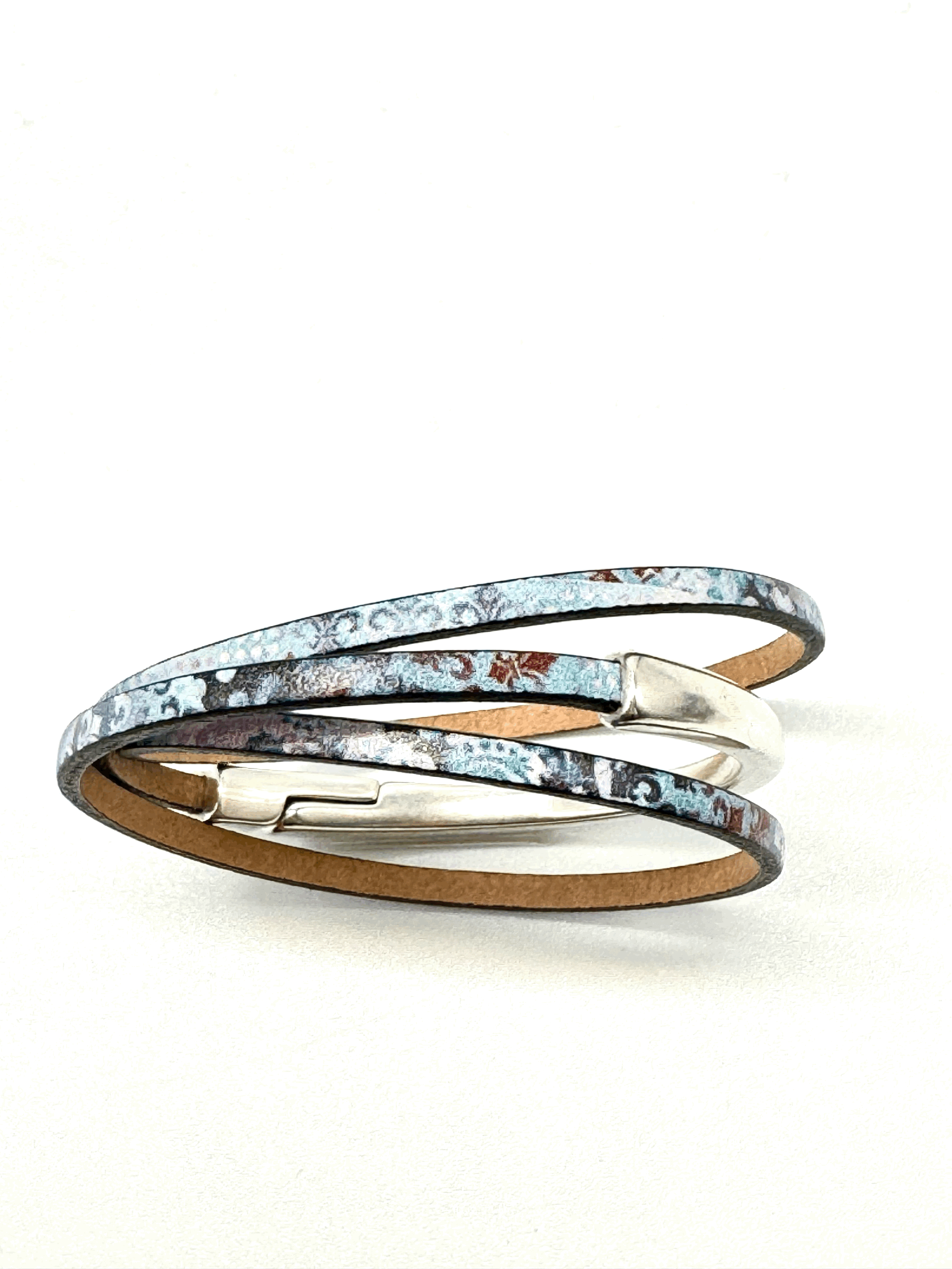 Asymmetrical Half Circle Wrap Bracelet (3mm)