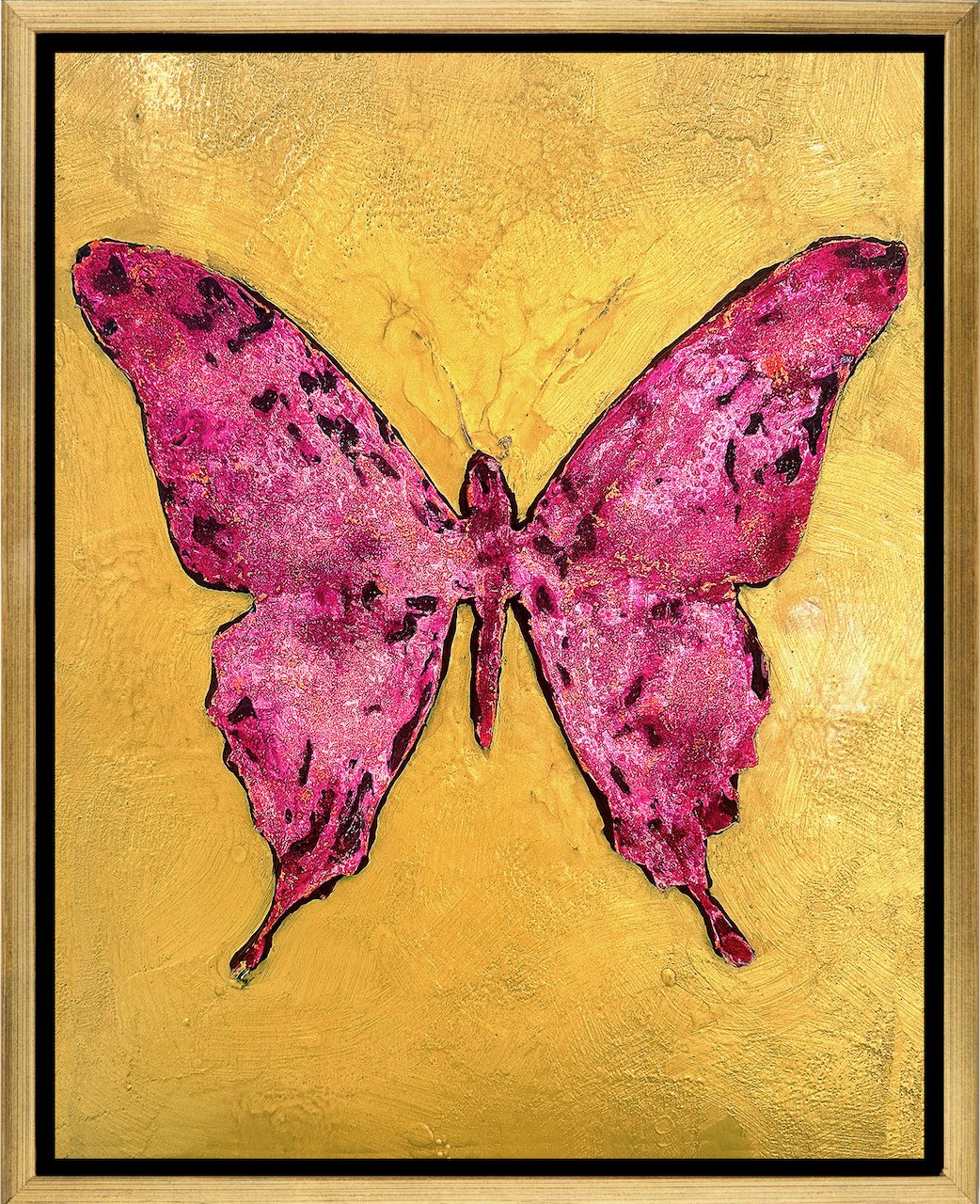 Pardue Hewett     %22The Pink Rose I%22     Mixed media & encaustic on panel, framed     20x16 painting, 21.5x17.5 frame overall     $2,800.00.jpeg