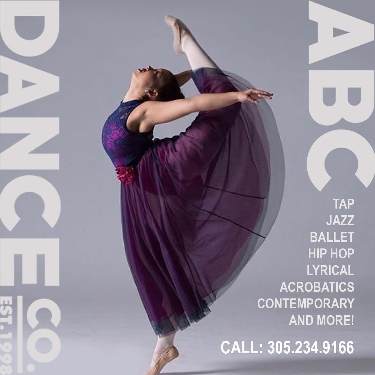We offer a wide range of dance classes including ballet, tap, jazz, hip hop, contemporary and more! Visit our dance studio in Miami FL to learn more or give us a call at 305.234.9166. www.abcdancemiami.com #balletclass  #tapdance #jazzclass #hiphopda